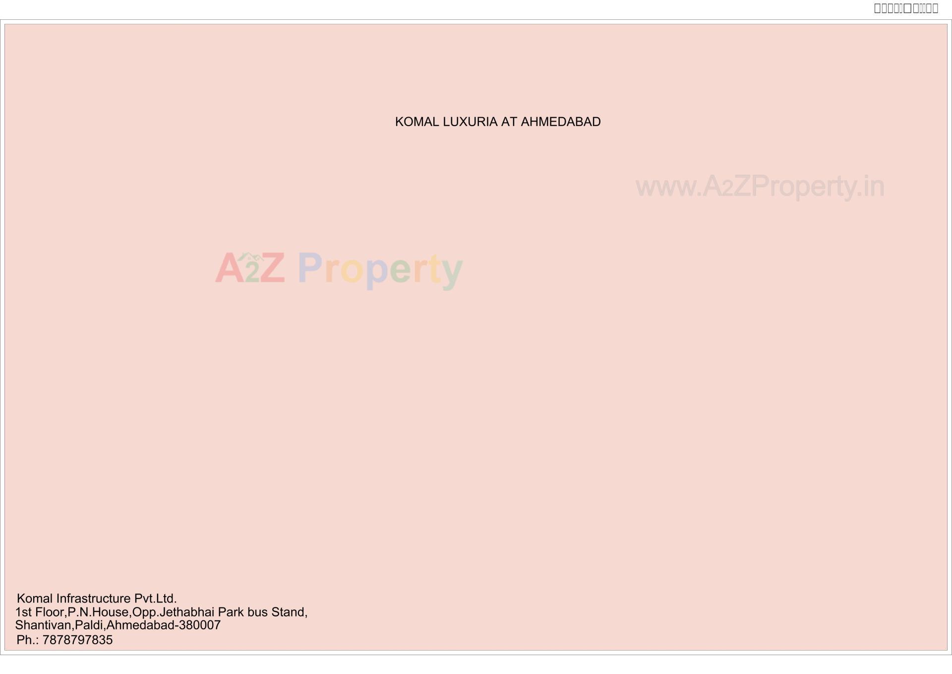  of real estate project Komal Luxuria located at Paldi, Ahmedabad, Gujarat