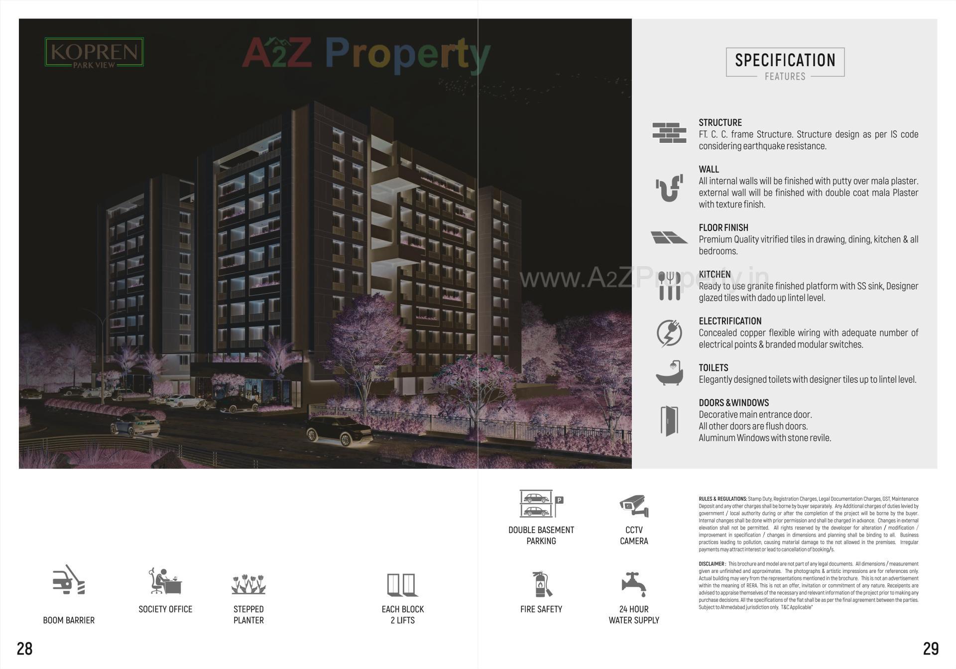  of real estate project Kopren Park View located at Oganaj, Ahmedabad, Gujarat