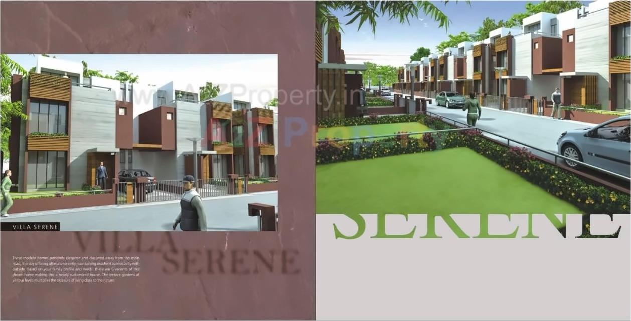 3D Elevation of real estate project Kp Villas located at Sanathal, Ahmedabad, Gujarat