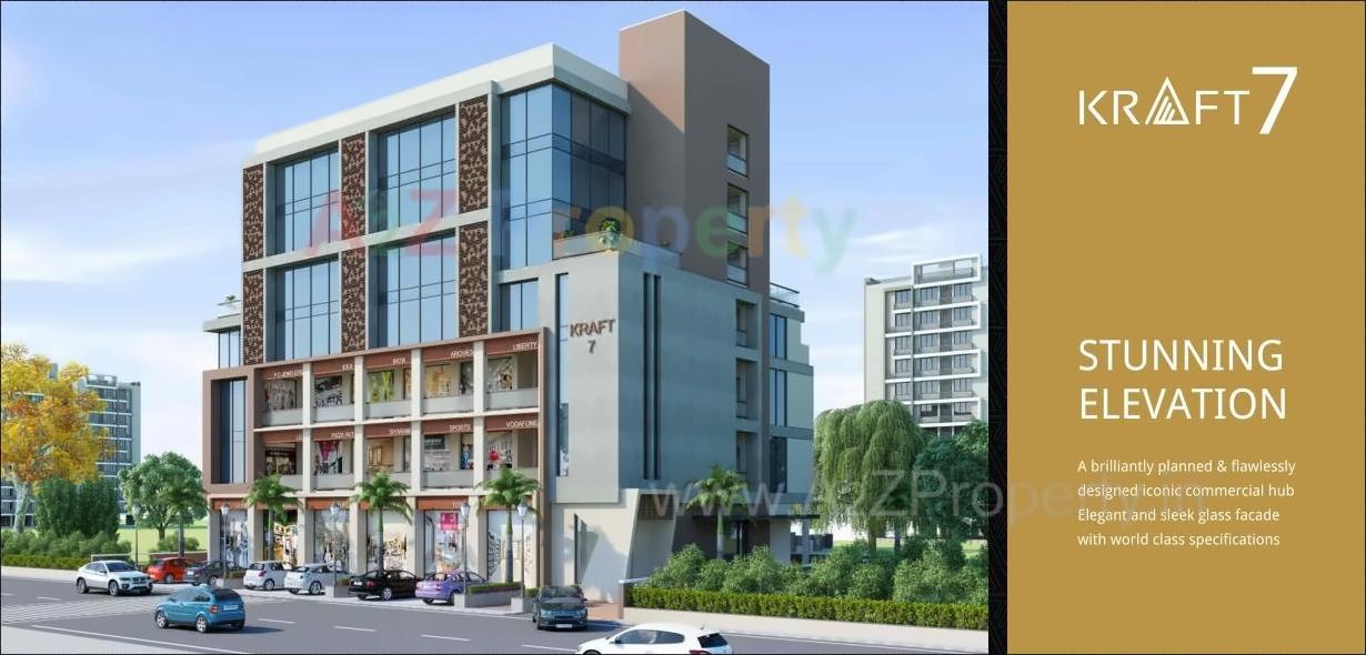 3D Elevation of real estate project Kraft located at Gota, Ahmedabad, Gujarat