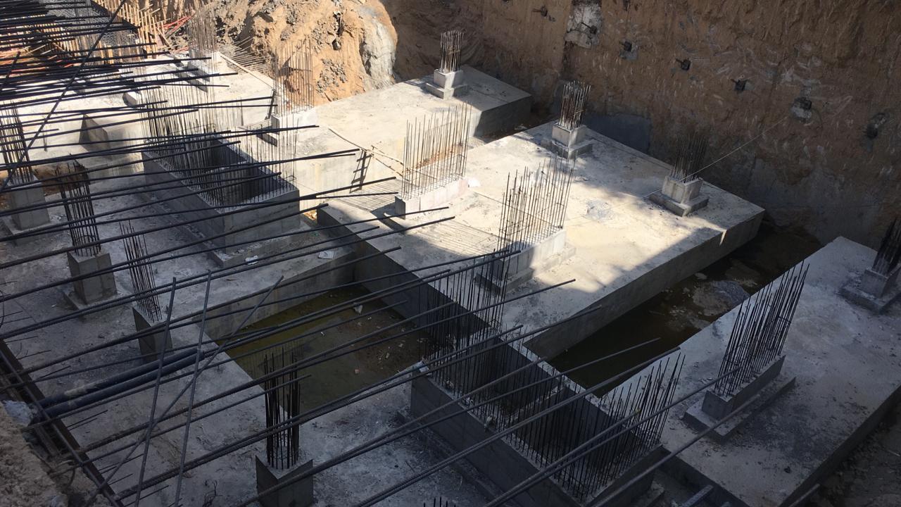 168719_const of real estate project Krish Cubical located at Thaltej, Ahmedabad, Gujarat