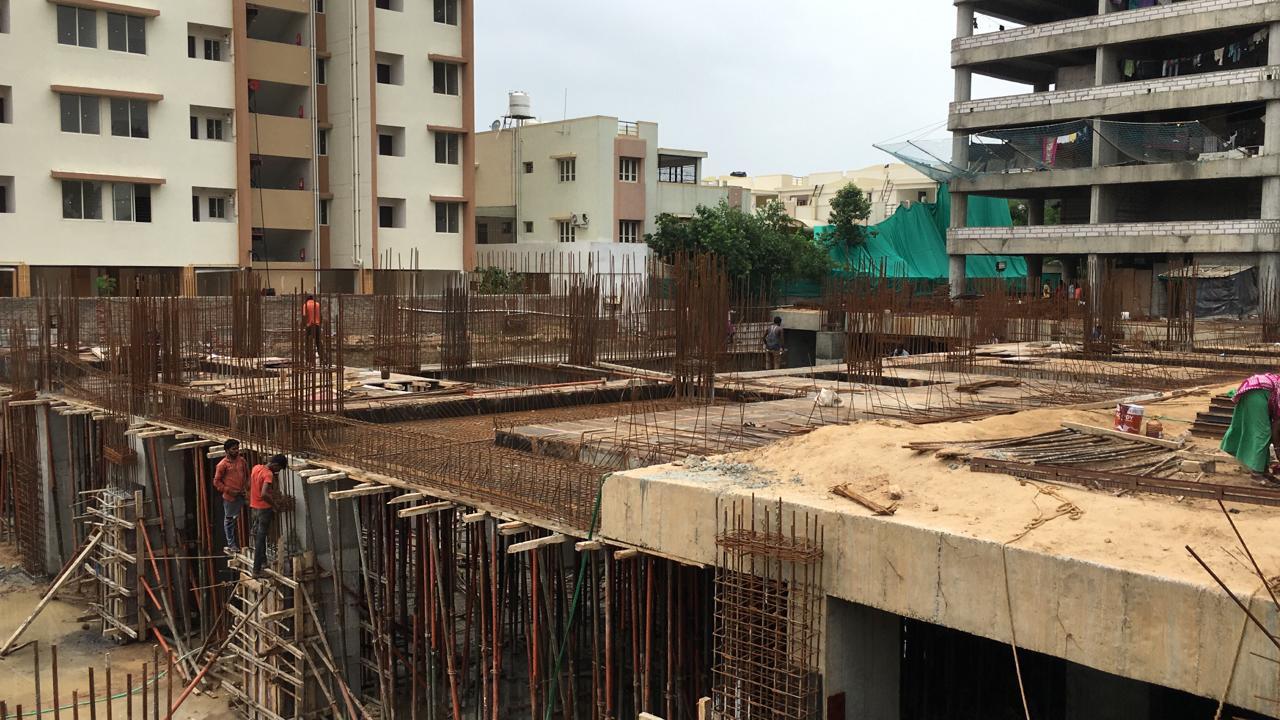 169461_const of real estate project Krish Cubical located at Thaltej, Ahmedabad, Gujarat