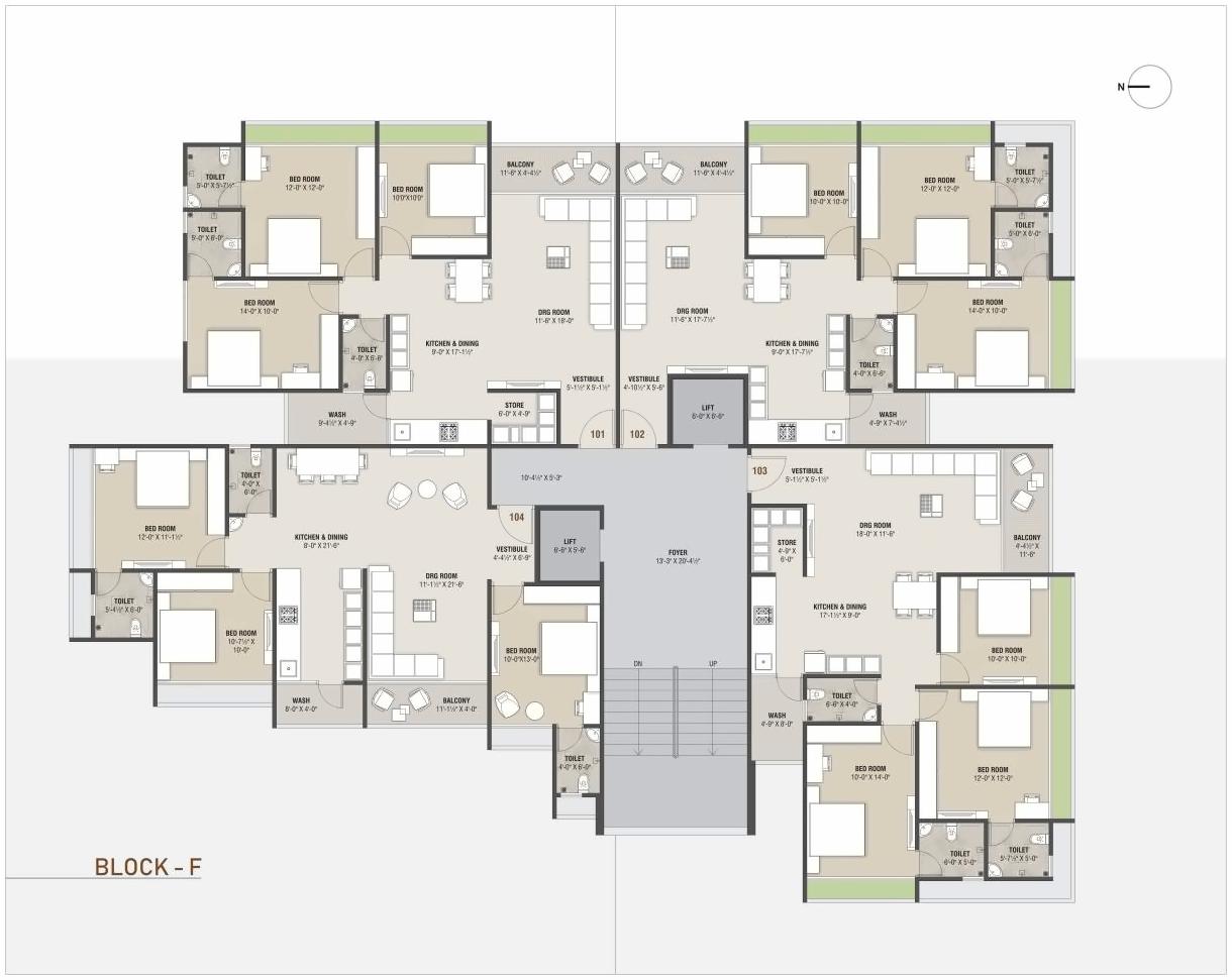 Layout of real estate project Krish Luxuria located at Vastral, Ahmedabad, Gujarat