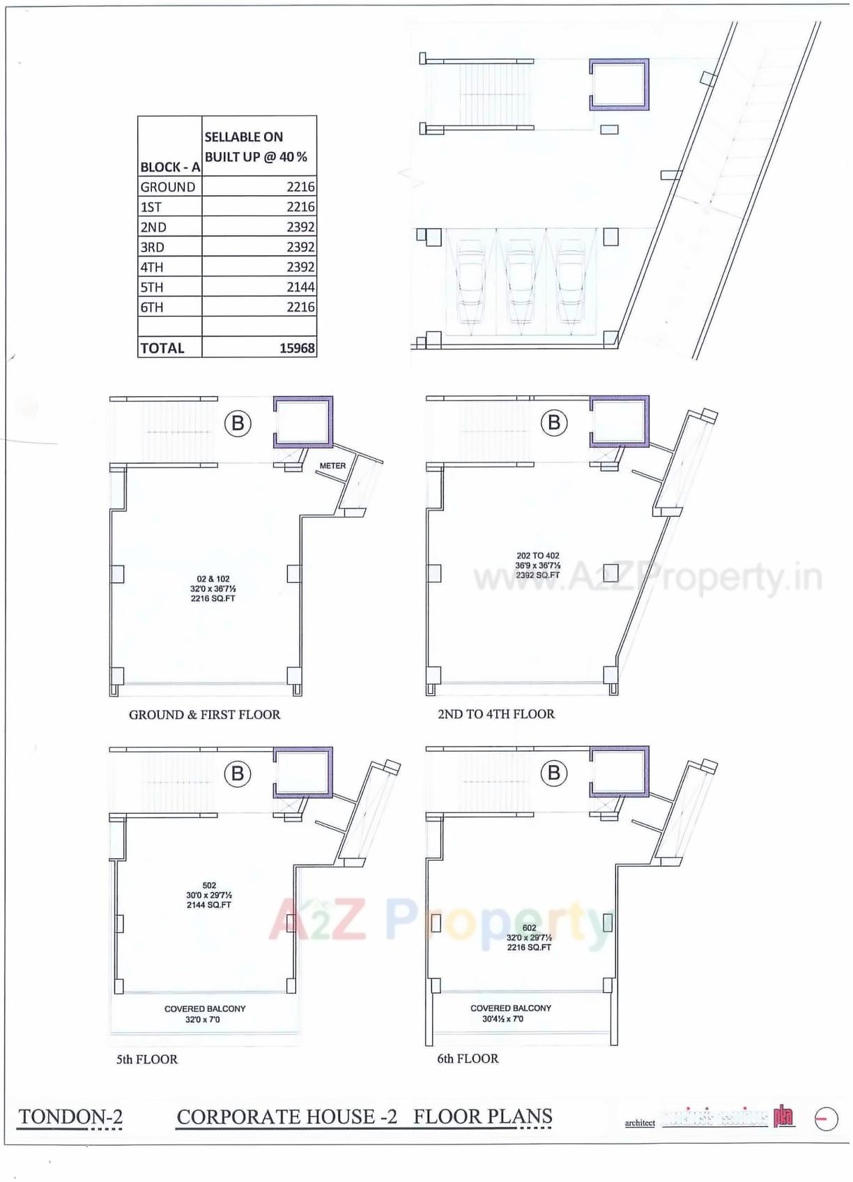 Layout of real estate project Krish Rudrax Projects located at Thaltej, Ahmedabad, Gujarat