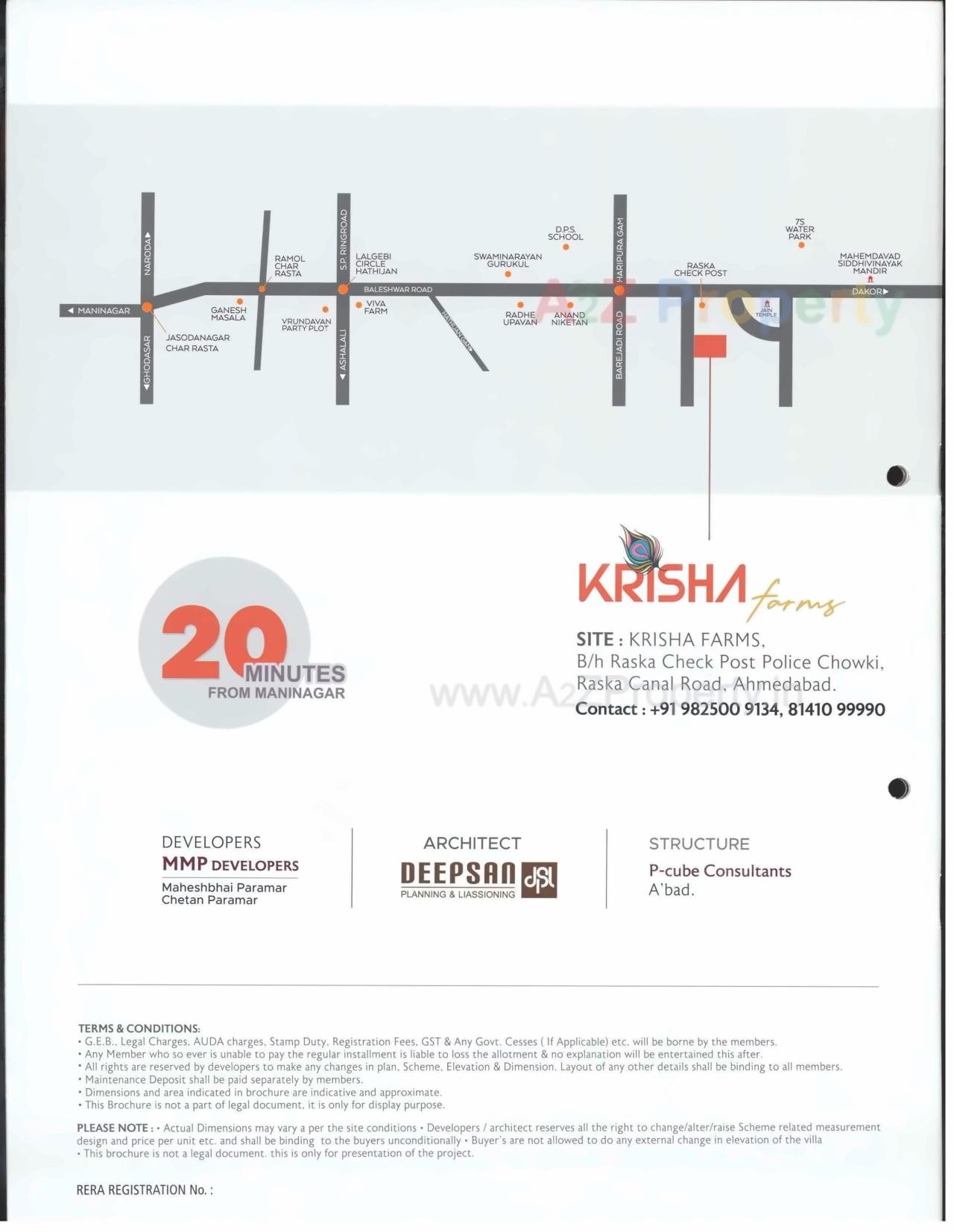  of real estate project Krisha Farms located at Raska, Ahmedabad, Gujarat