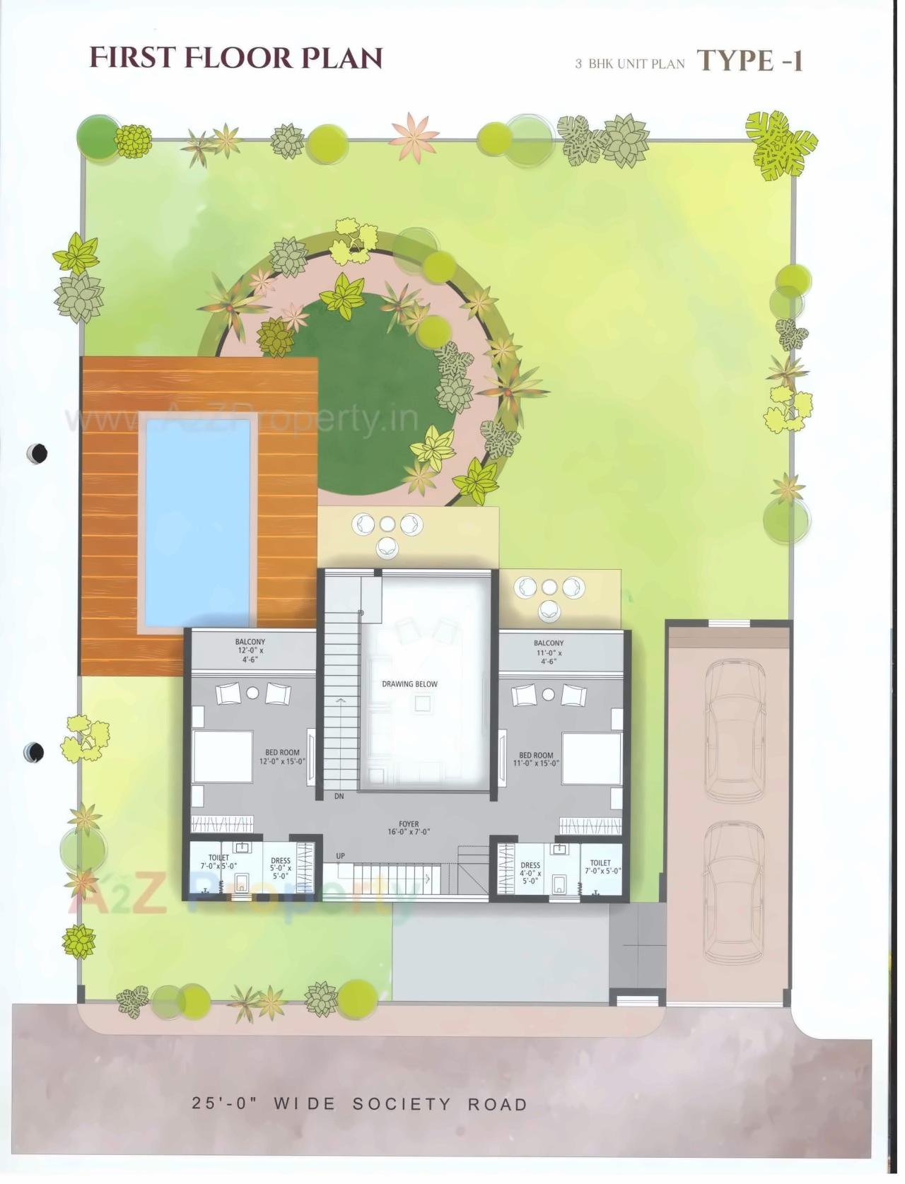 Layout of real estate project Krisha Farms located at Raska, Ahmedabad, Gujarat