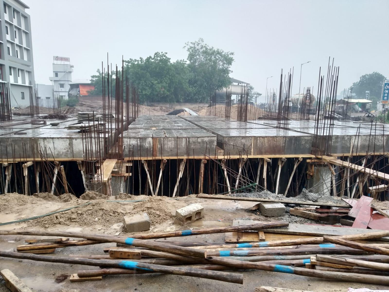 179270_const of real estate project Krishna Business Hub located at Vinzol, Ahmedabad, Gujarat