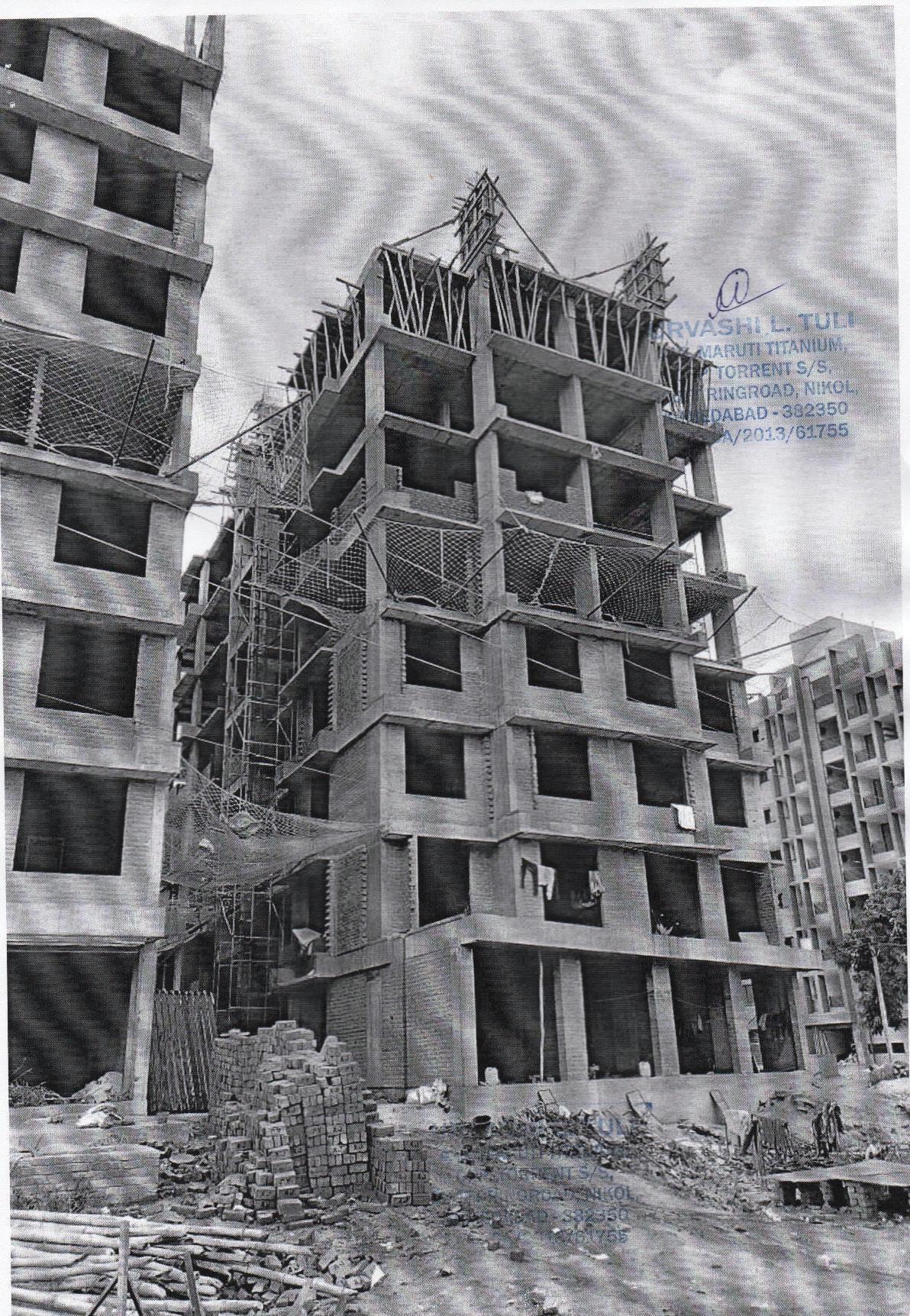 61436_const of real estate project Krishna Heights located at Bhadaj, Ahmedabad, Gujarat