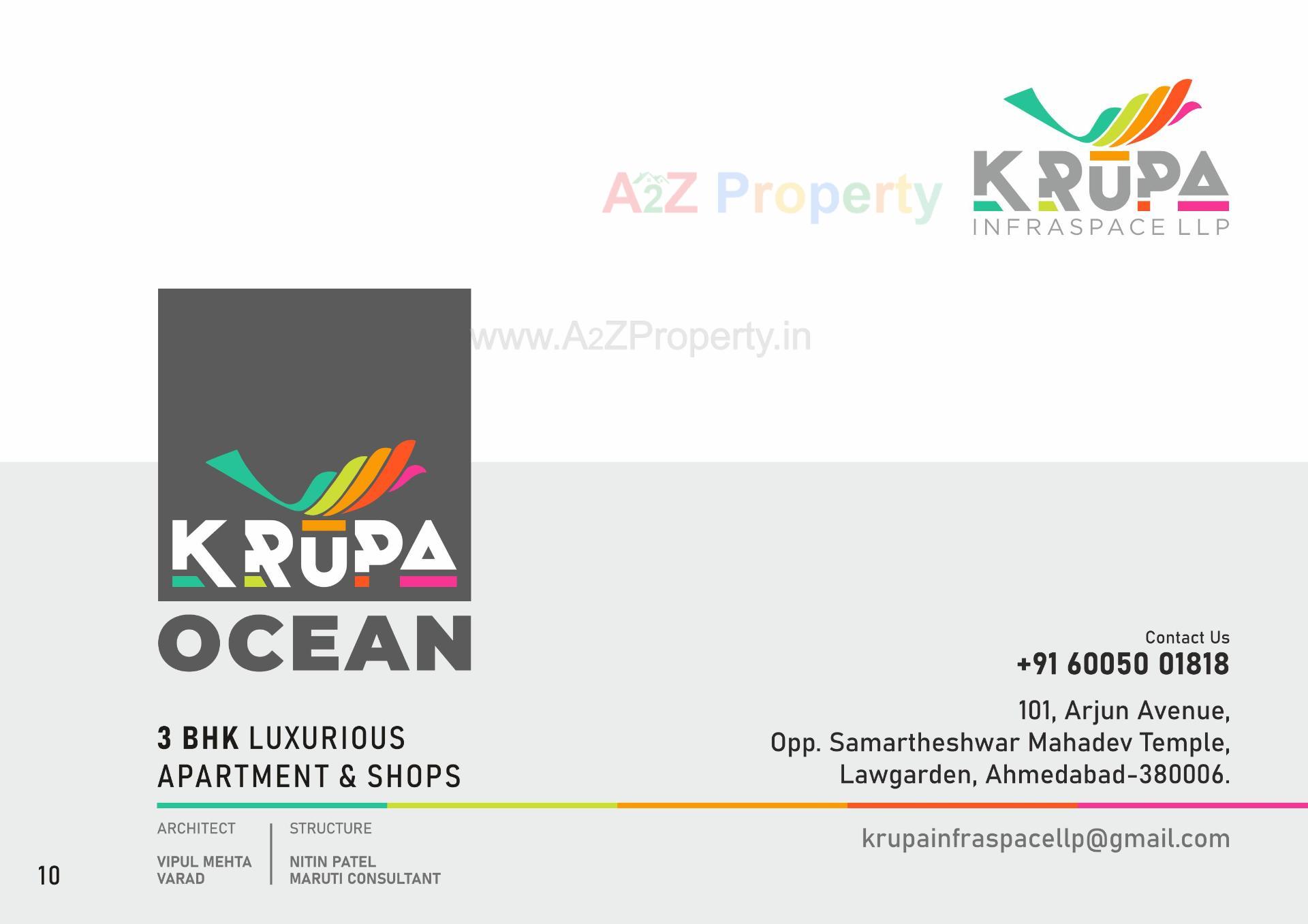  of real estate project Krupa Ocean located at Chhadawad, Ahmedabad, Gujarat