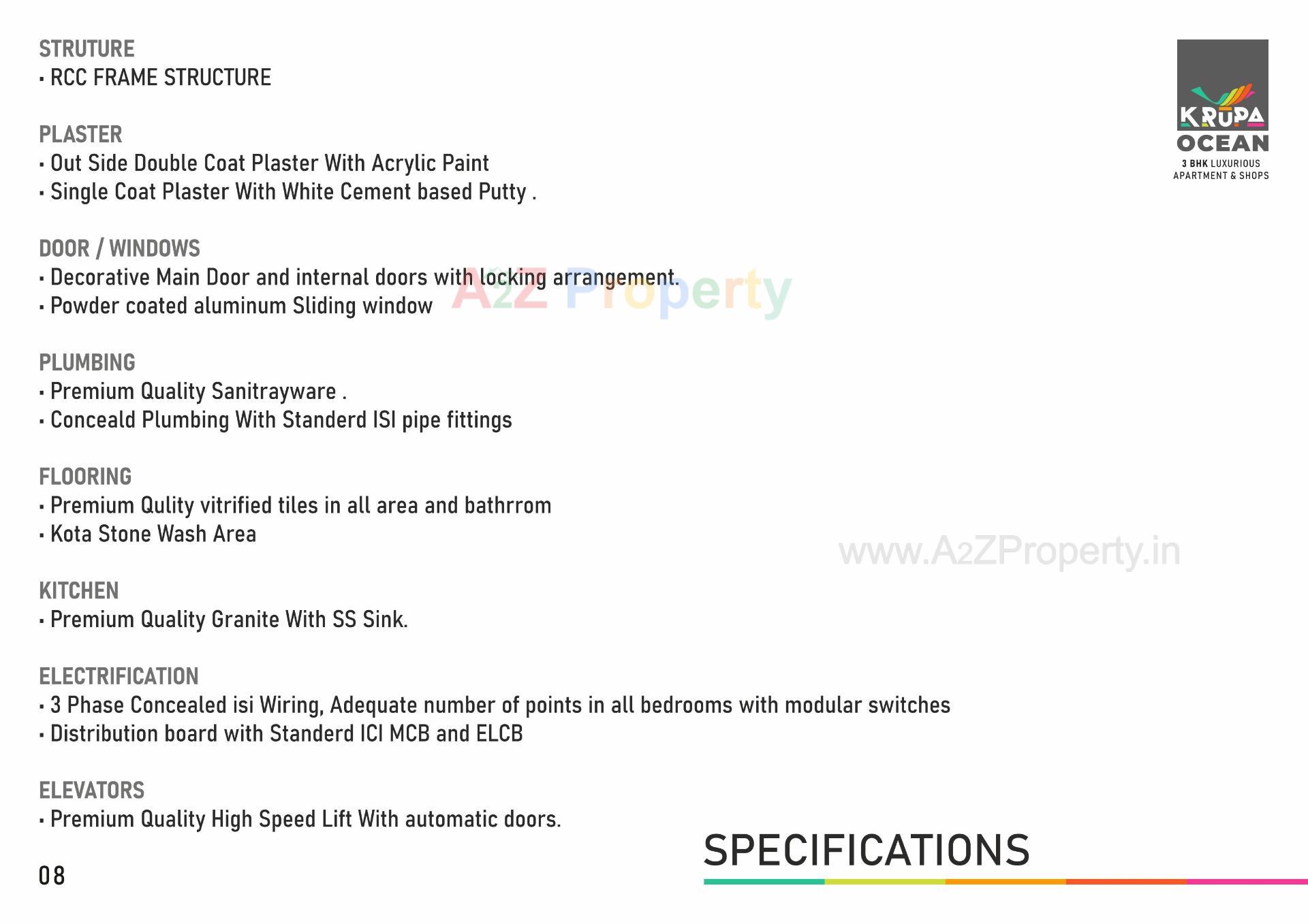  of real estate project Krupa Ocean located at Chhadawad, Ahmedabad, Gujarat