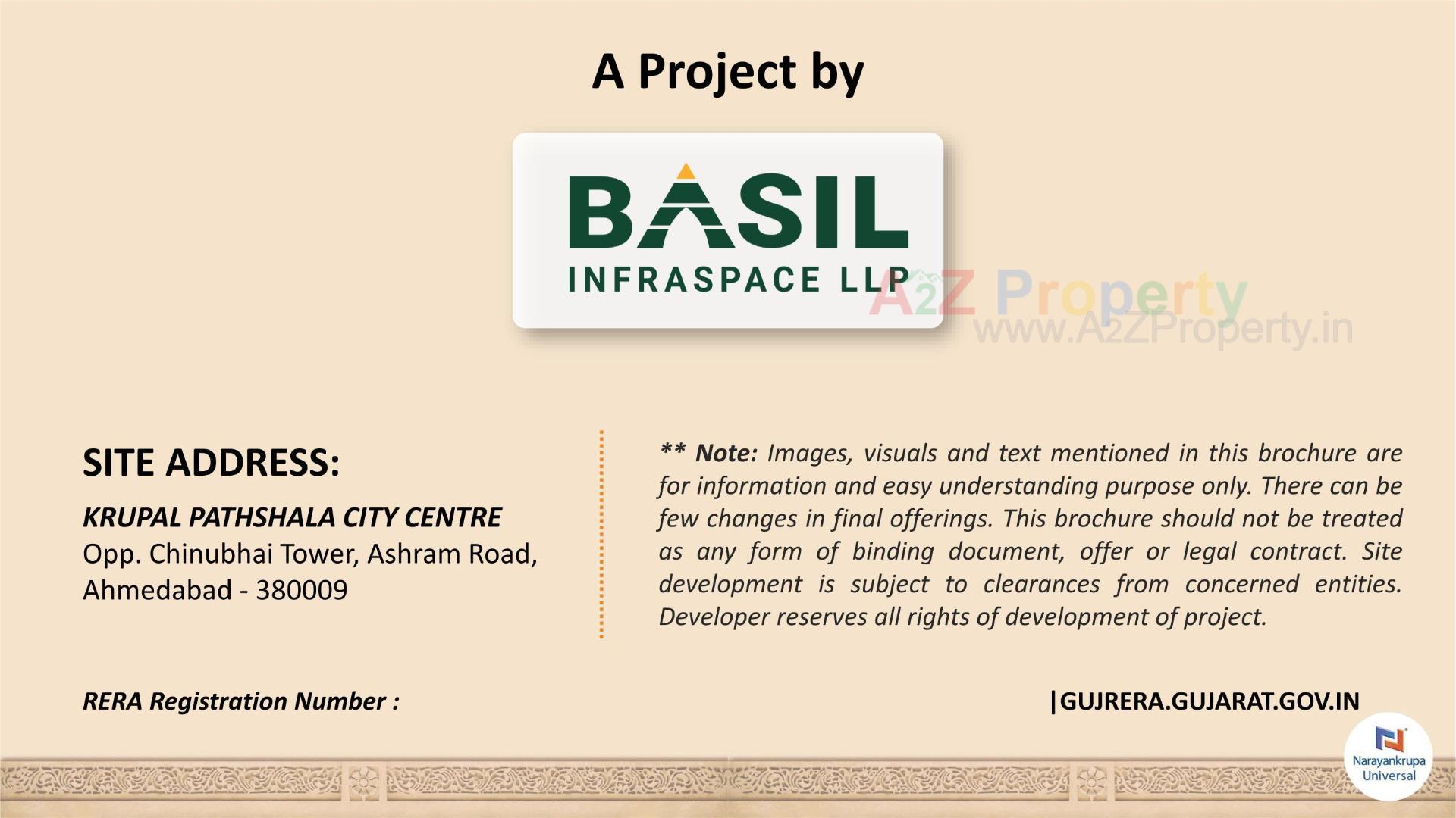  of real estate project Krupal Pathshala City Centre located at Changispur, Ahmedabad, Gujarat