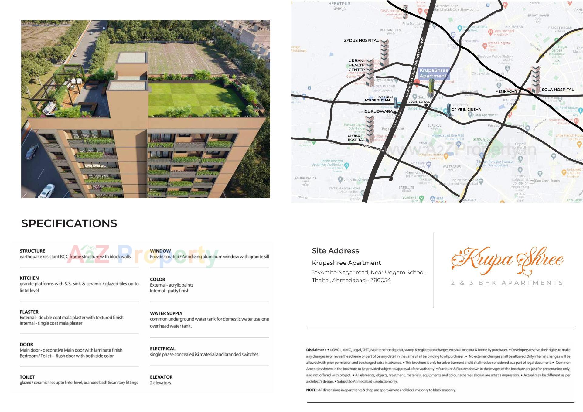  of real estate project Krupashree located at Thaltej, Ahmedabad, Gujarat