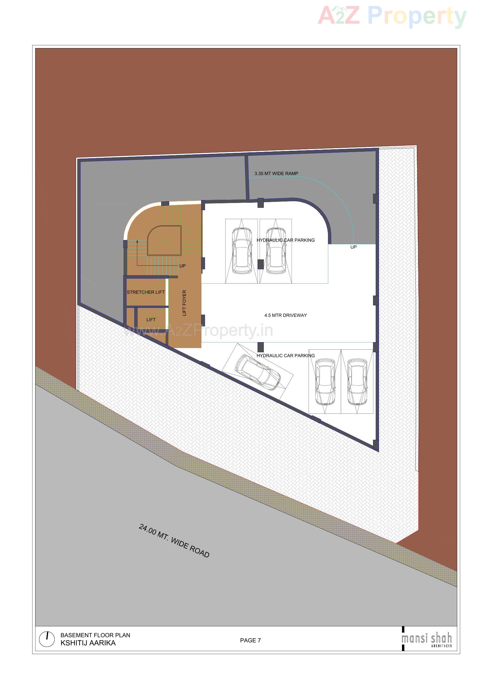 Layout of real estate project Kshitij Aarika located at Shekhpur, Ahmedabad, Gujarat