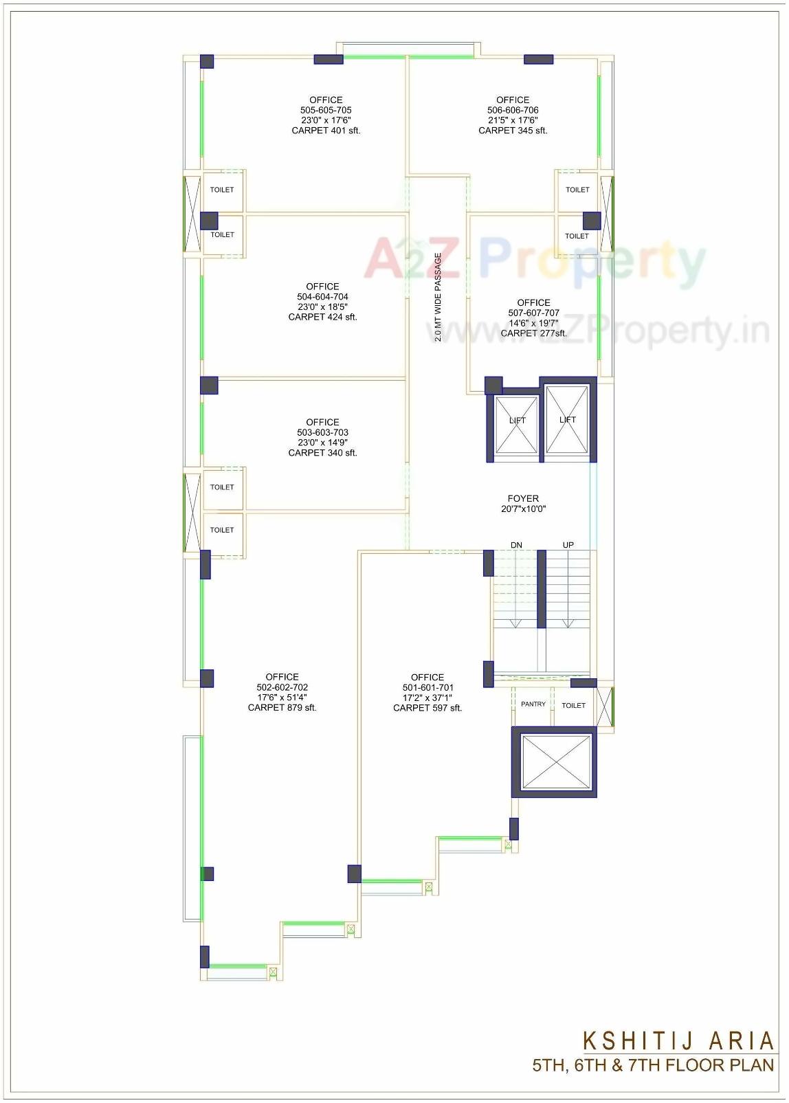 Layout of real estate project Kshitij Aria located at Shekhpur, Ahmedabad, Gujarat