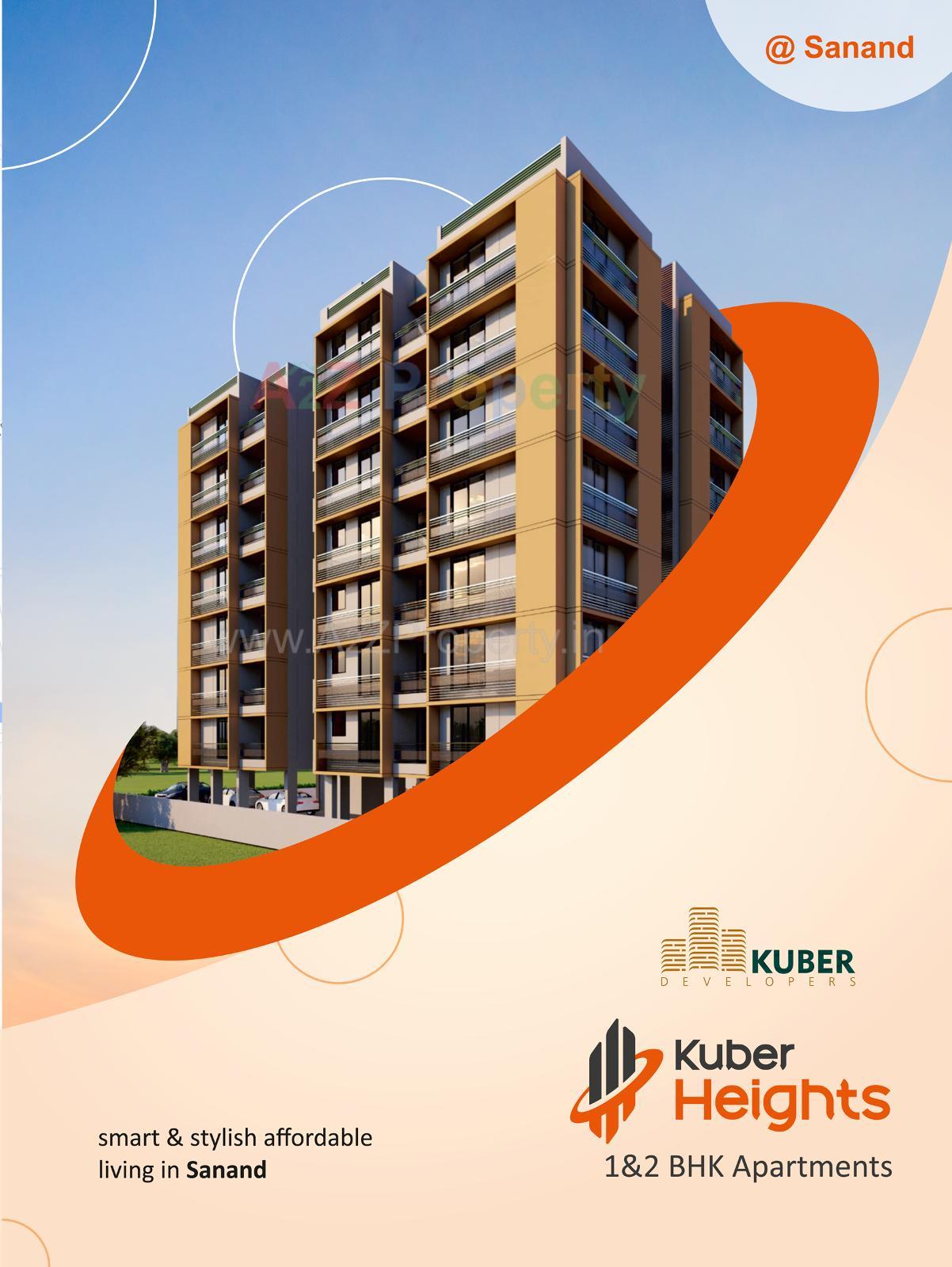 3D Elevation of real estate project Kuber Heights located at Sanand, Ahmedabad, Gujarat