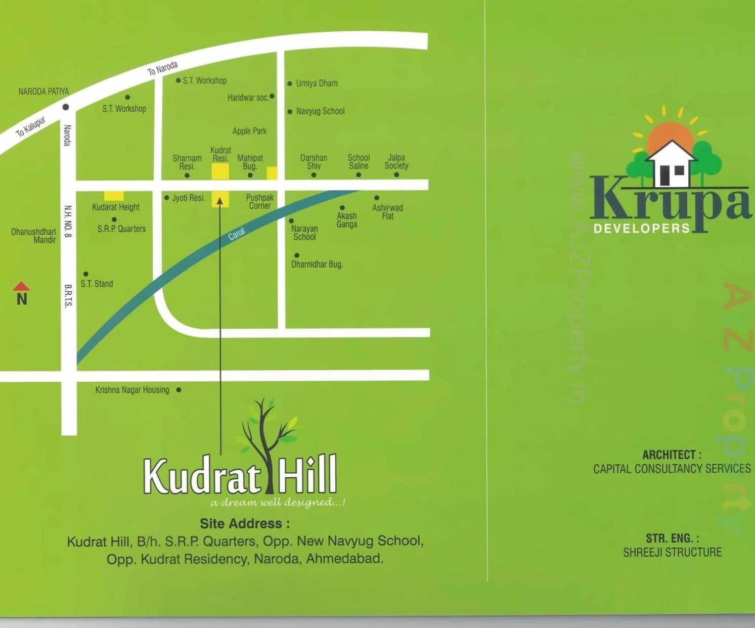 of real estate project Kudrat Hill located at Saijpur, Ahmedabad, Gujarat