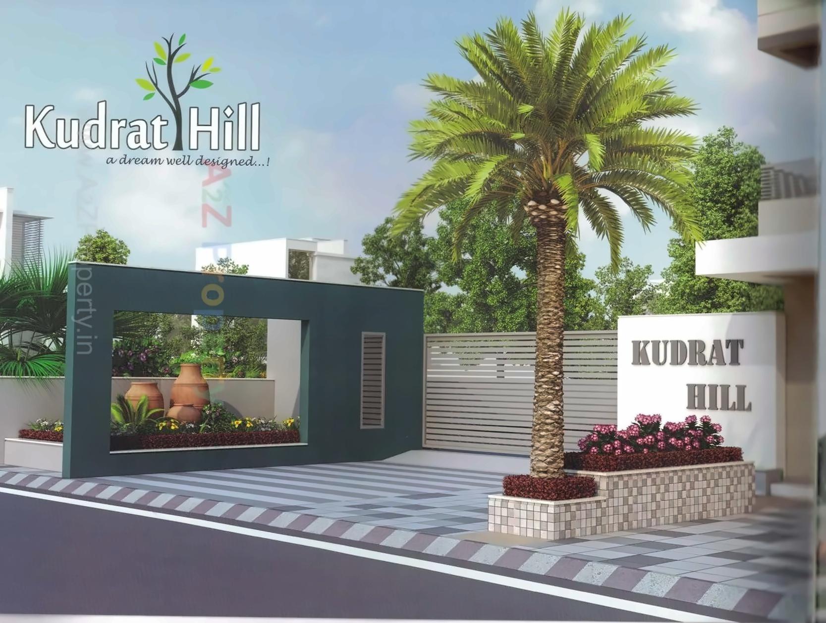 3D Elevation of real estate project Kudrat Hill located at Saijpur, Ahmedabad, Gujarat