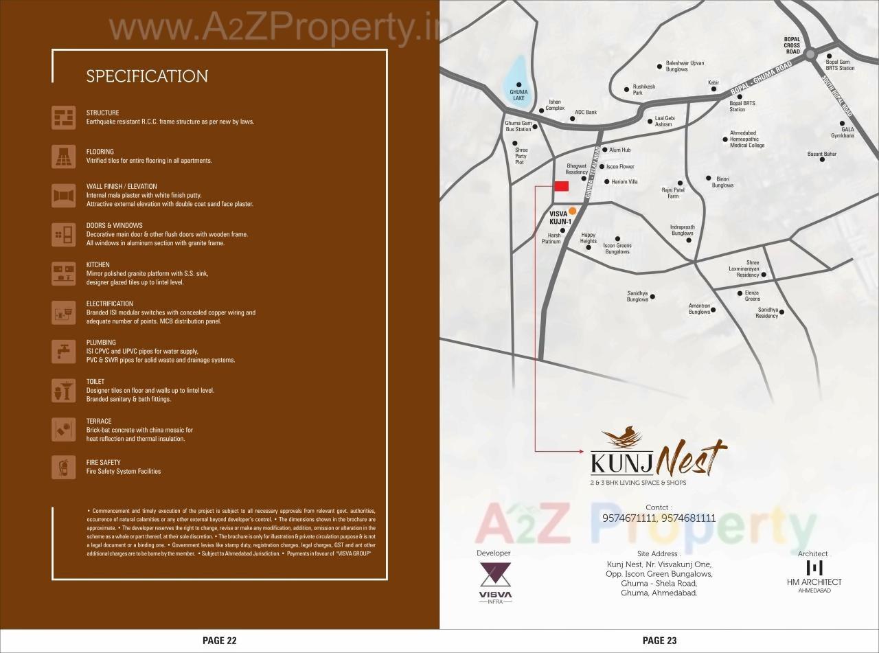  of real estate project Kunj Nest located at Ghuma, Ahmedabad, Gujarat
