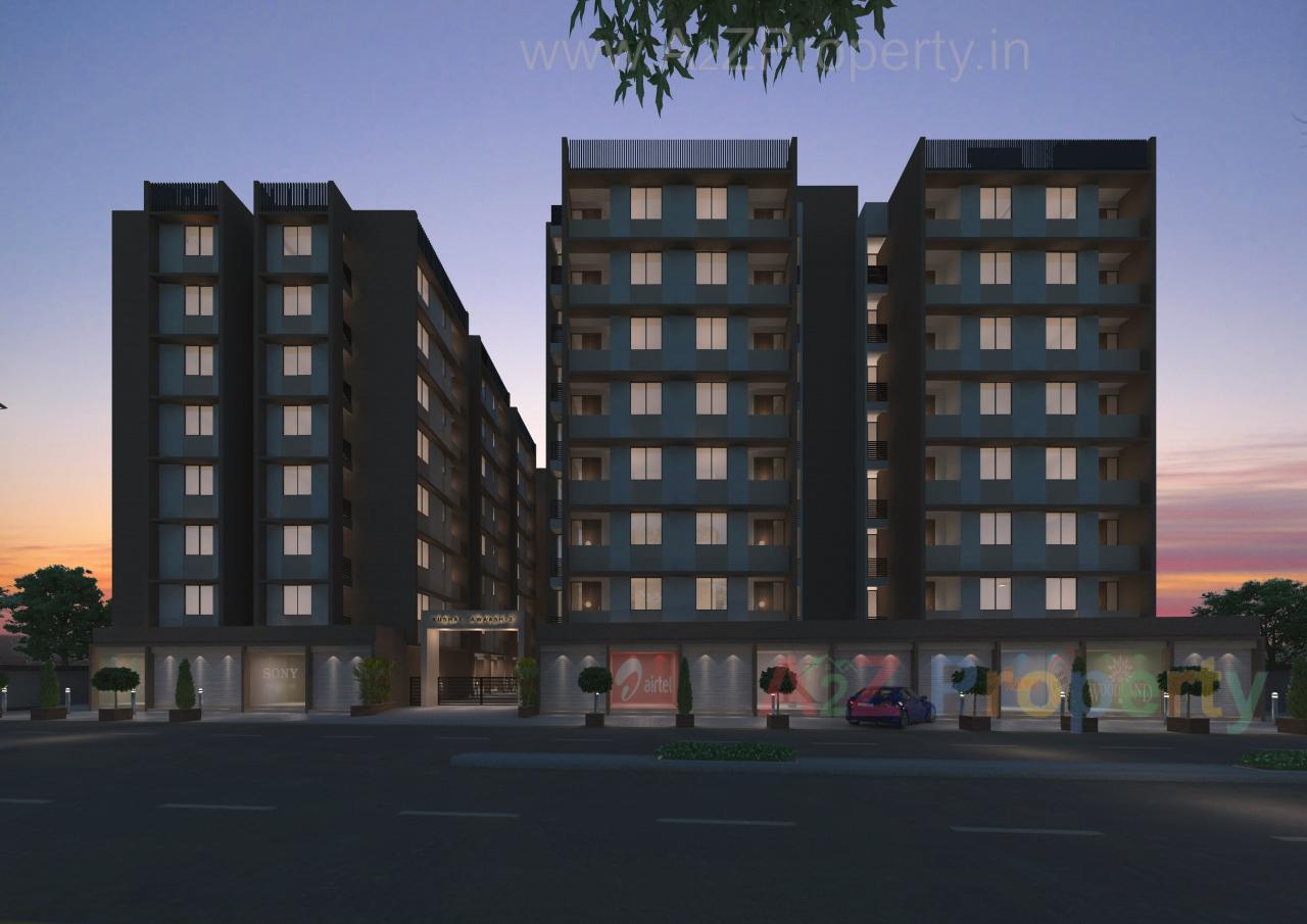 3D Elevation of real estate project Kushal Awaas located at Vatva, Ahmedabad, Gujarat