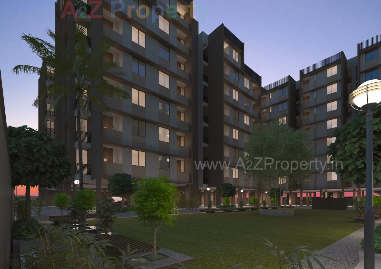 3D Elevation of real estate project Kushal Awaas located at Vatva, Ahmedabad, Gujarat