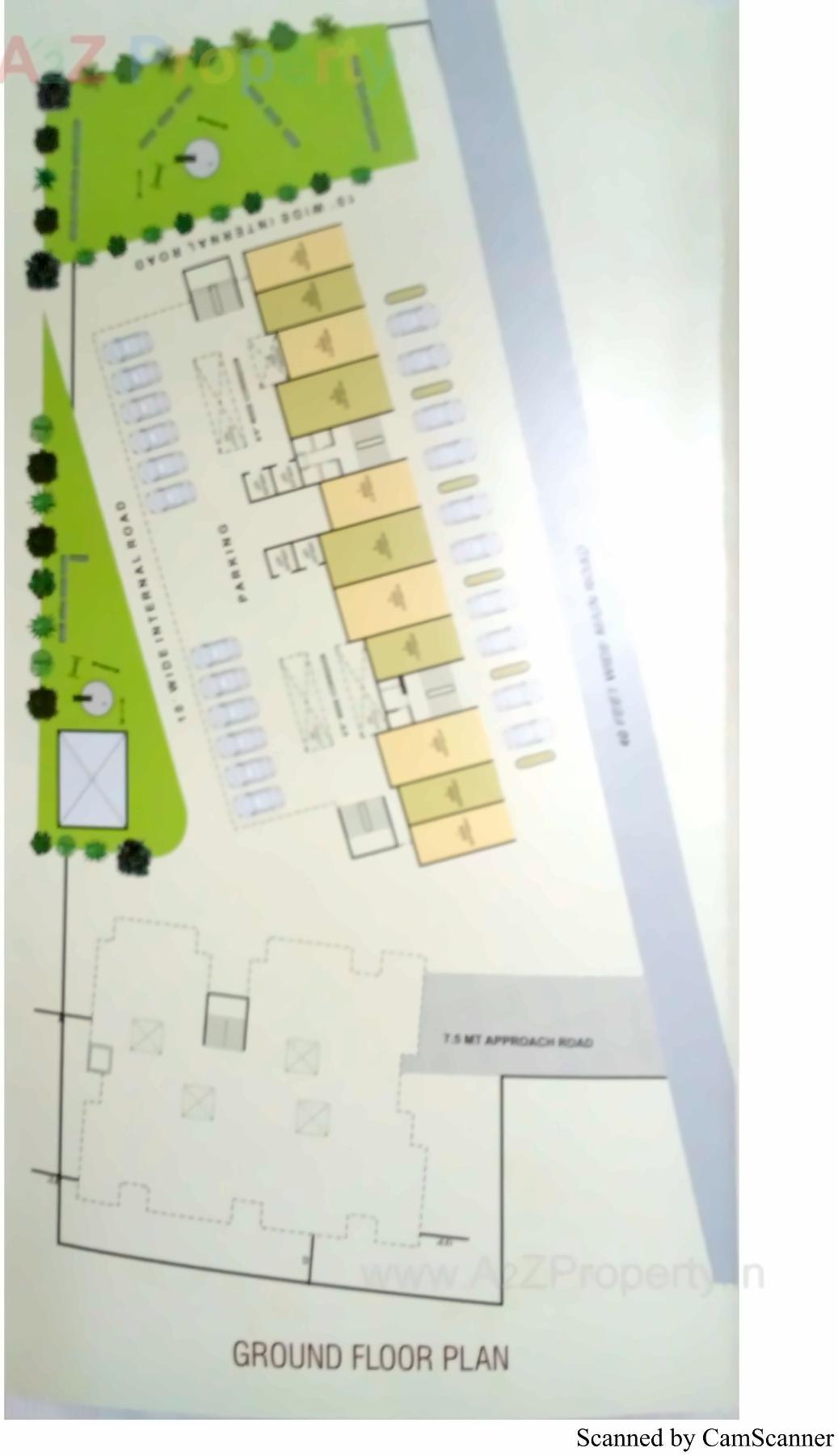 Layout of real estate project Lakeview Residency located at City, Ahmedabad, Gujarat