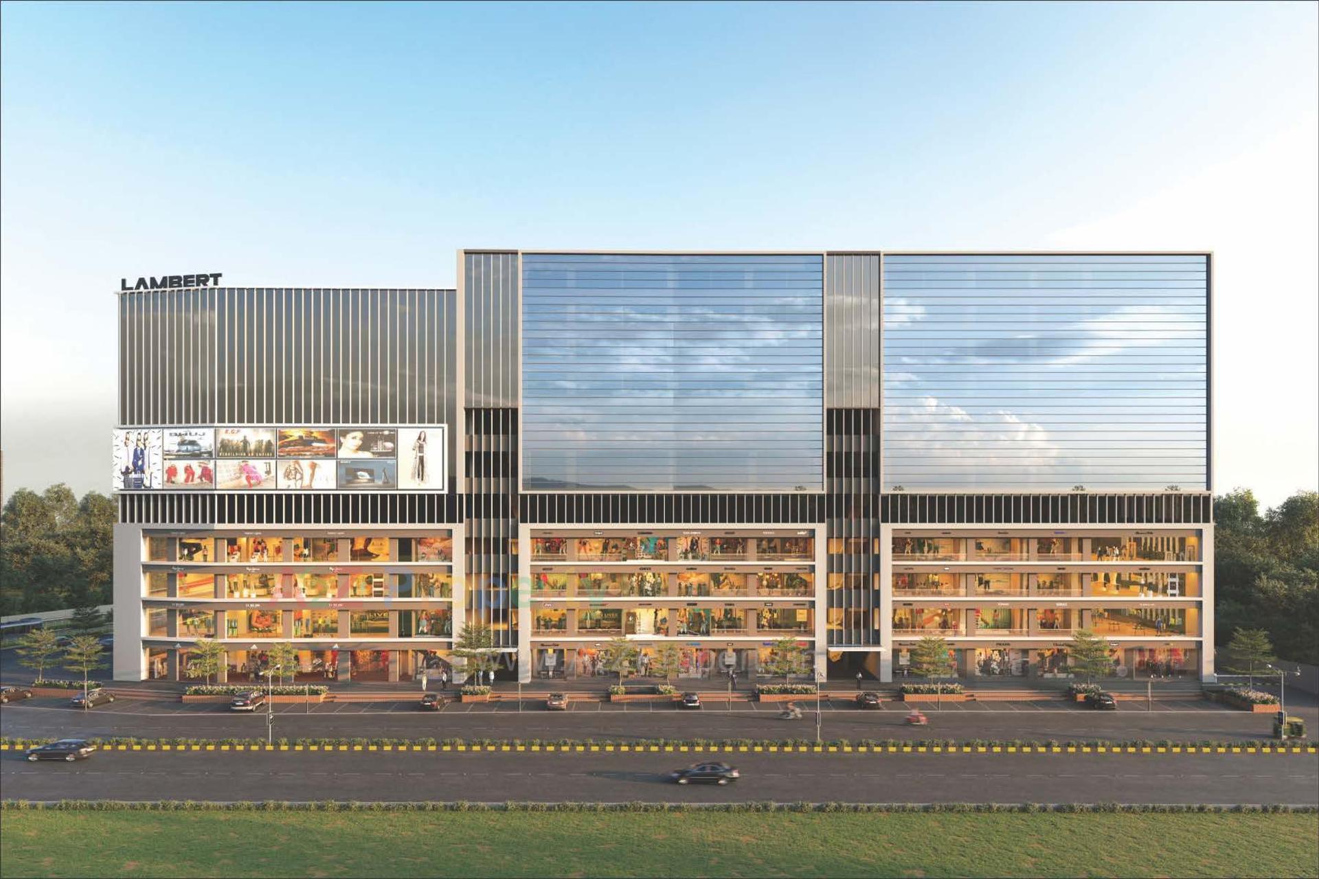 3D Elevation of real estate project Lambert located at Ahmedabad, Ahmedabad, Gujarat