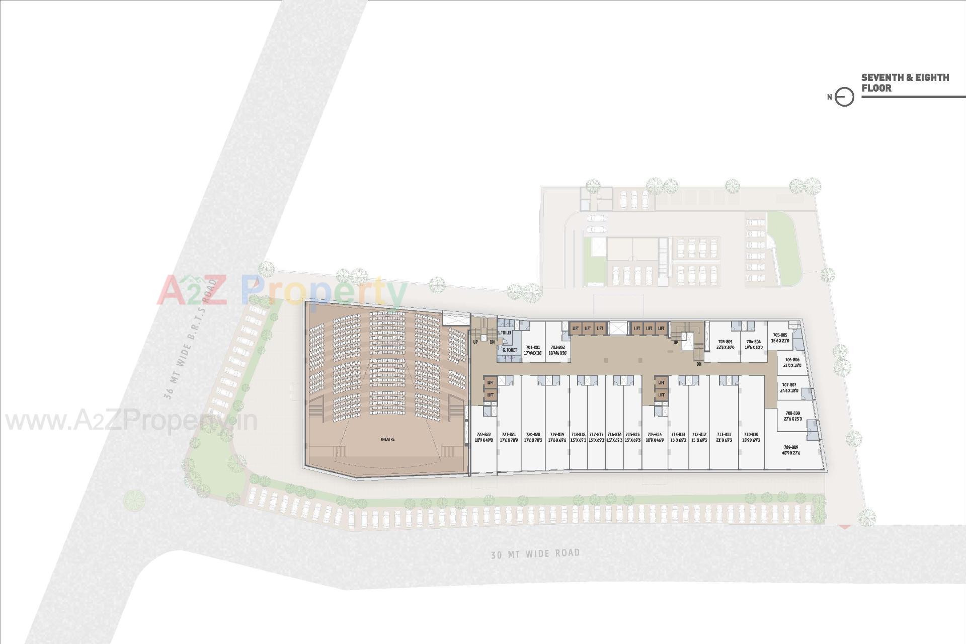 Layout of real estate project Lambert located at Ahmedabad, Ahmedabad, Gujarat
