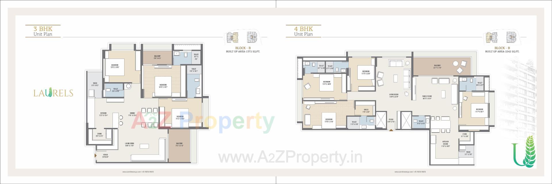 Layout of real estate project Laurels located at Kochrab, Ahmedabad, Gujarat