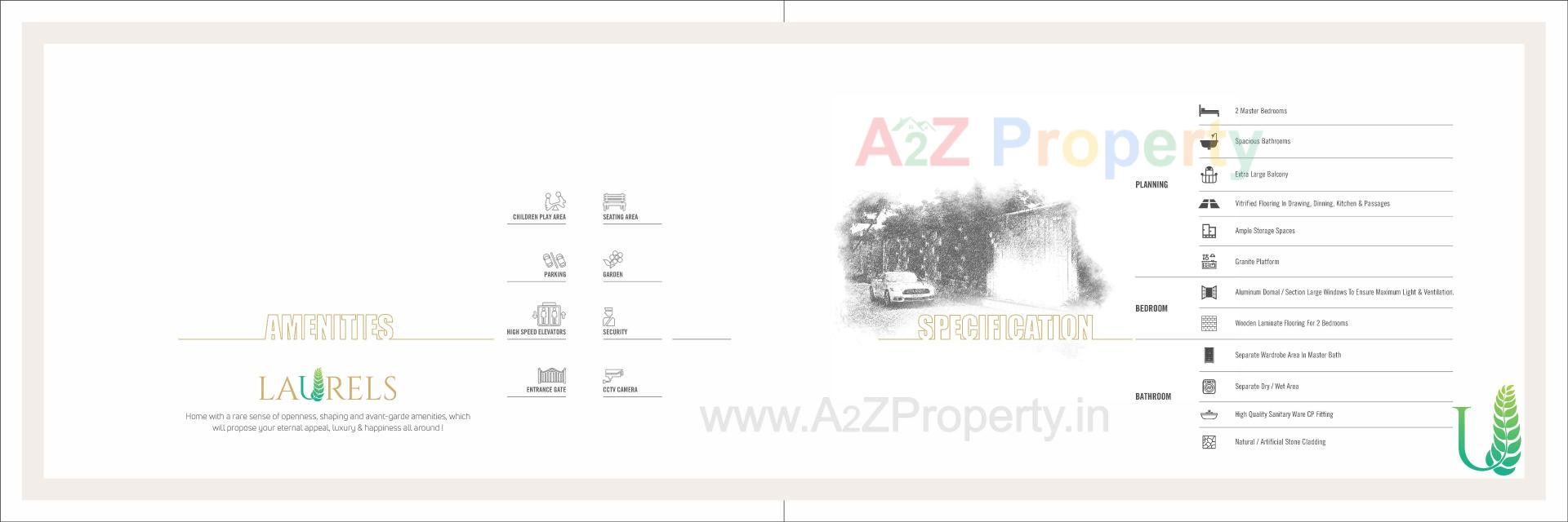  of real estate project Laurels located at Kochrab, Ahmedabad, Gujarat