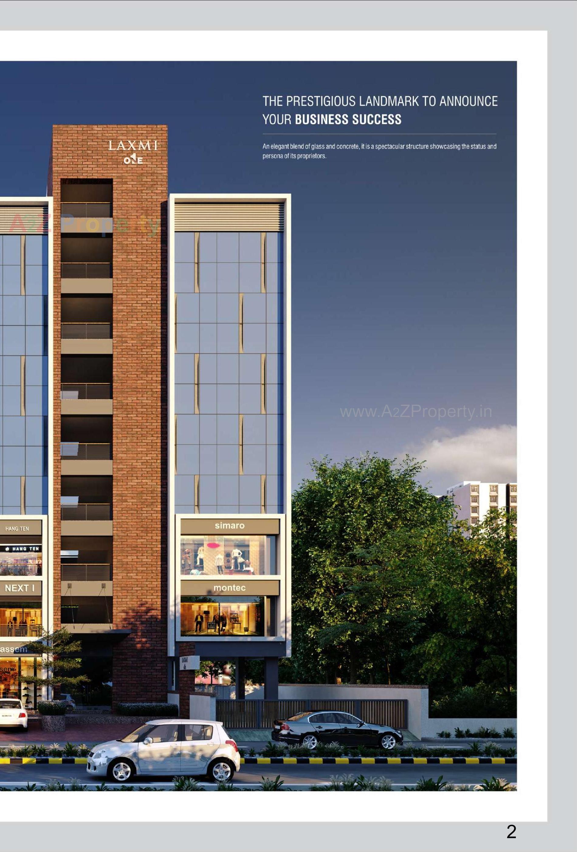 3D Elevation of real estate project Laxmi located at Paldi, Ahmedabad, Gujarat