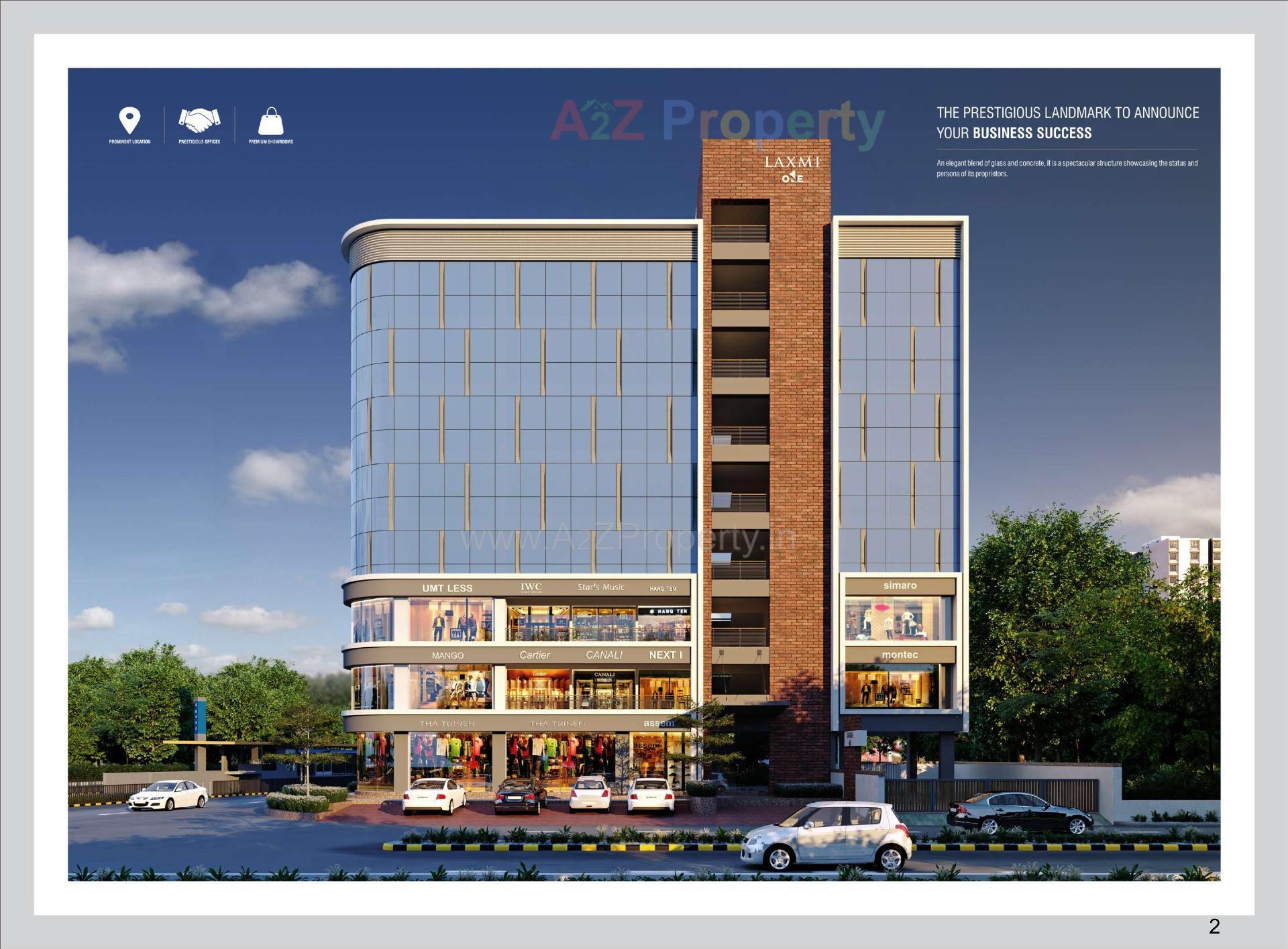 3D Elevation of real estate project Laxmi located at Paldi, Ahmedabad, Gujarat
