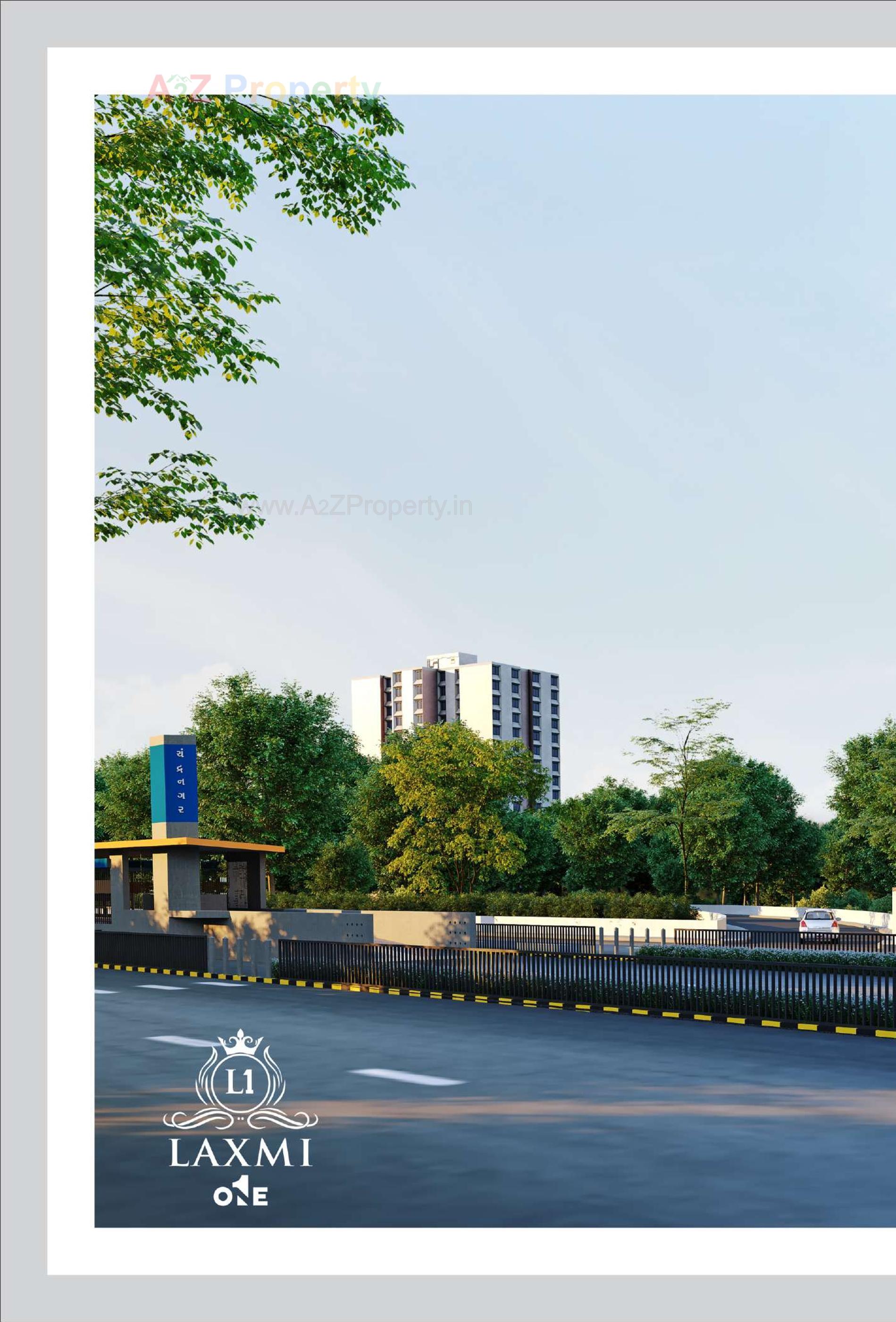 3D Elevation of real estate project Laxmi located at Paldi, Ahmedabad, Gujarat