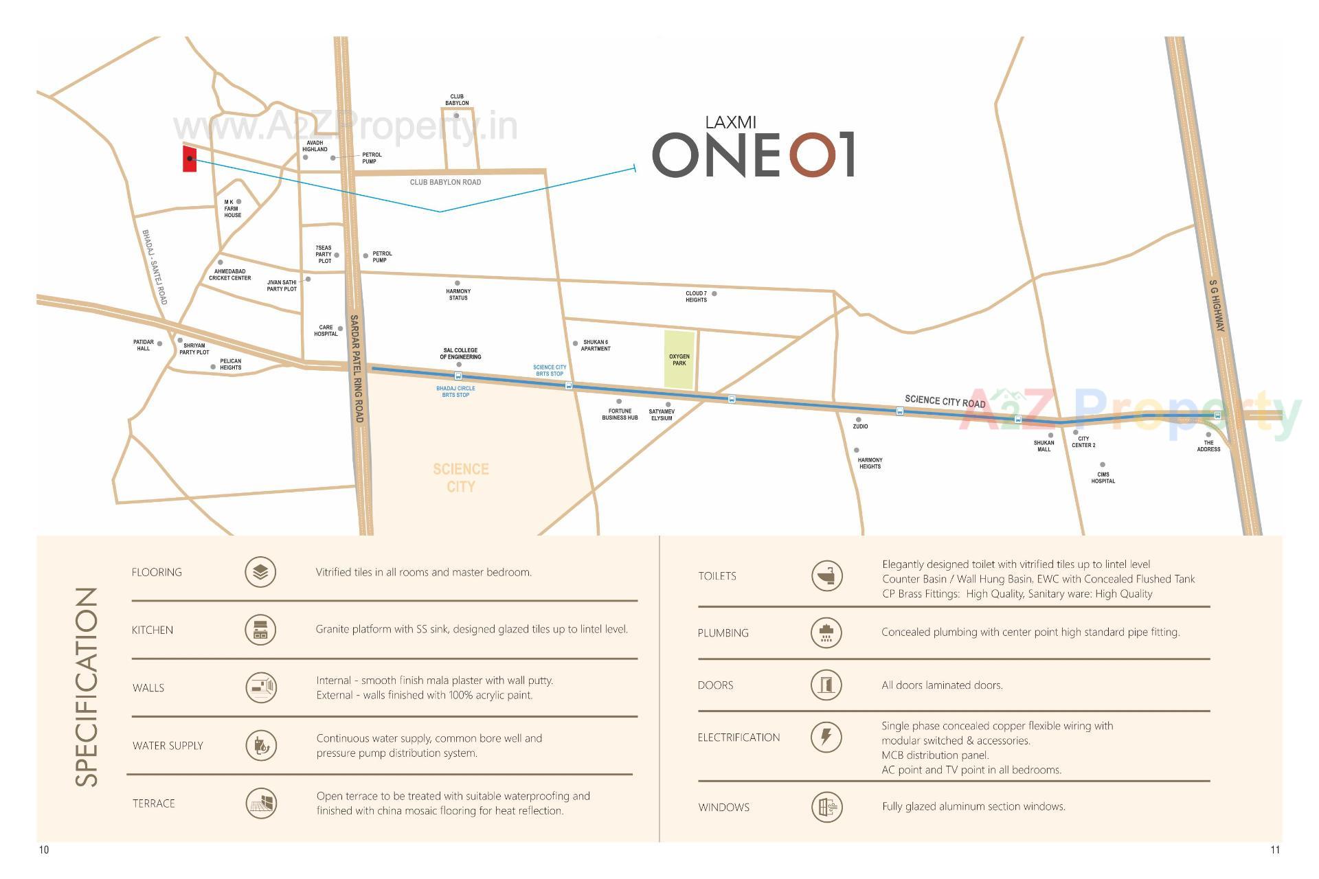  of real estate project Laxmi 10 located at Bhadaj, Ahmedabad, Gujarat