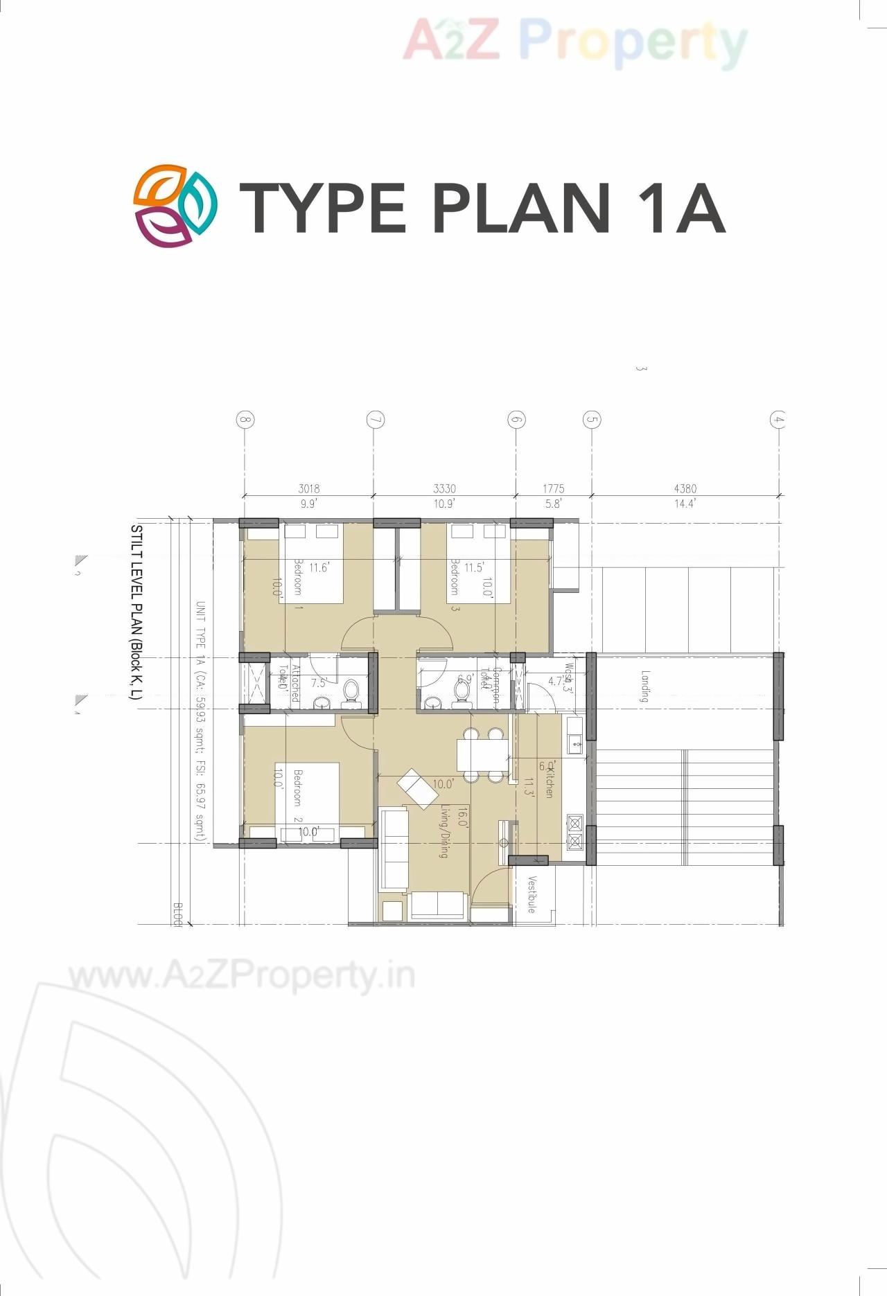 Layout of real estate project Laxmi Eternia located at Vatva, Ahmedabad, Gujarat
