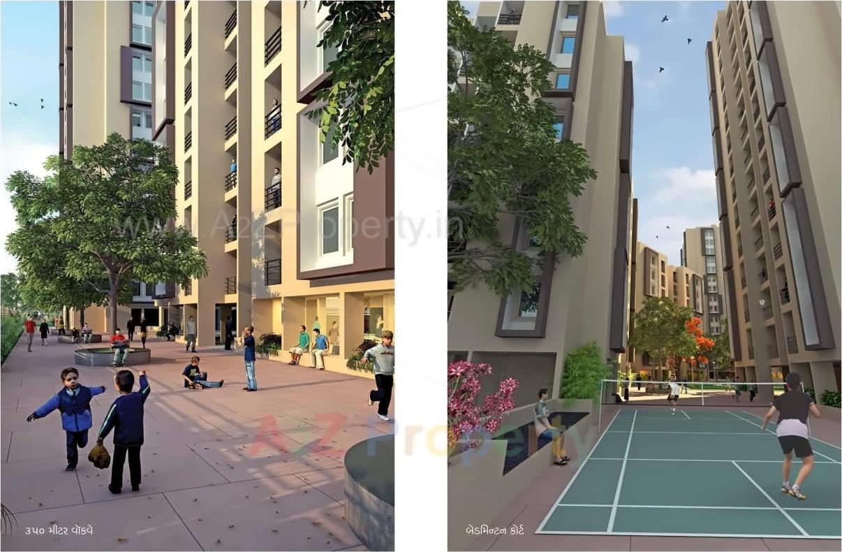 3D Elevation of real estate project Laxmi Nivas located at Vatva, Ahmedabad, Gujarat