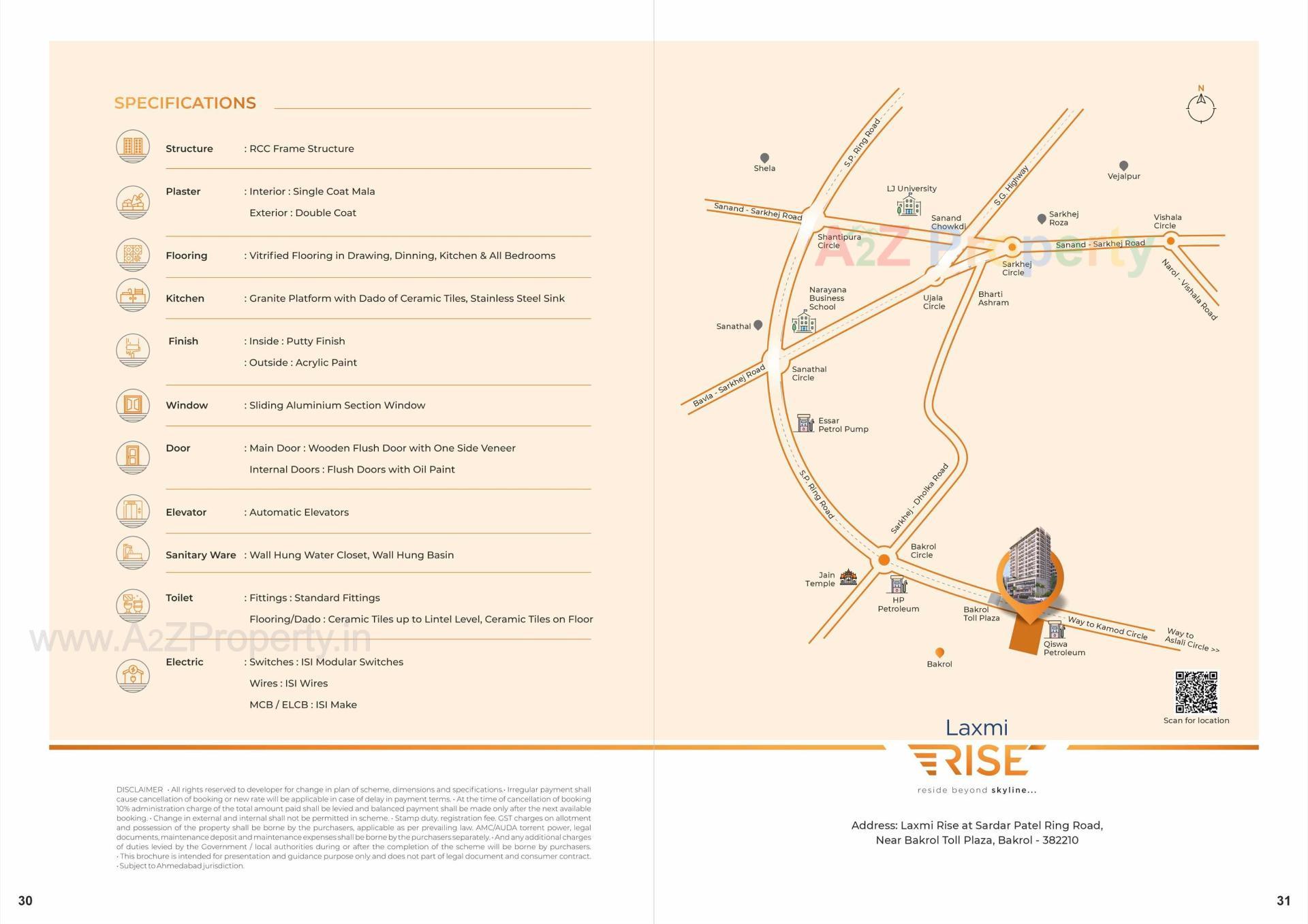  of real estate project Laxmi Rise located at Bakrol, Ahmedabad, Gujarat
