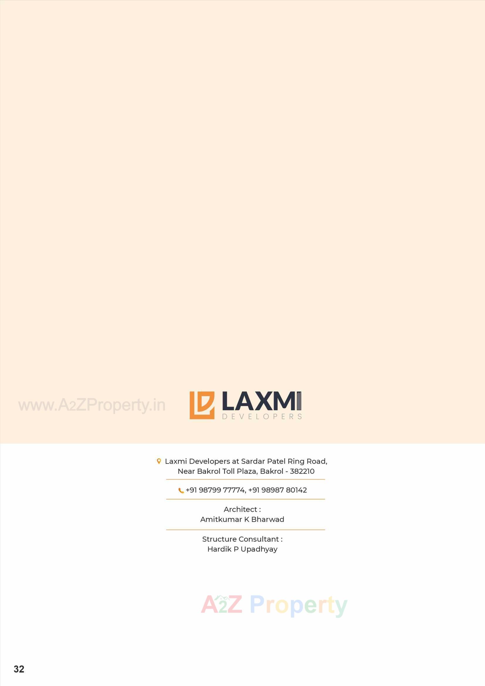  of real estate project Laxmi Rise located at Bakrol, Ahmedabad, Gujarat
