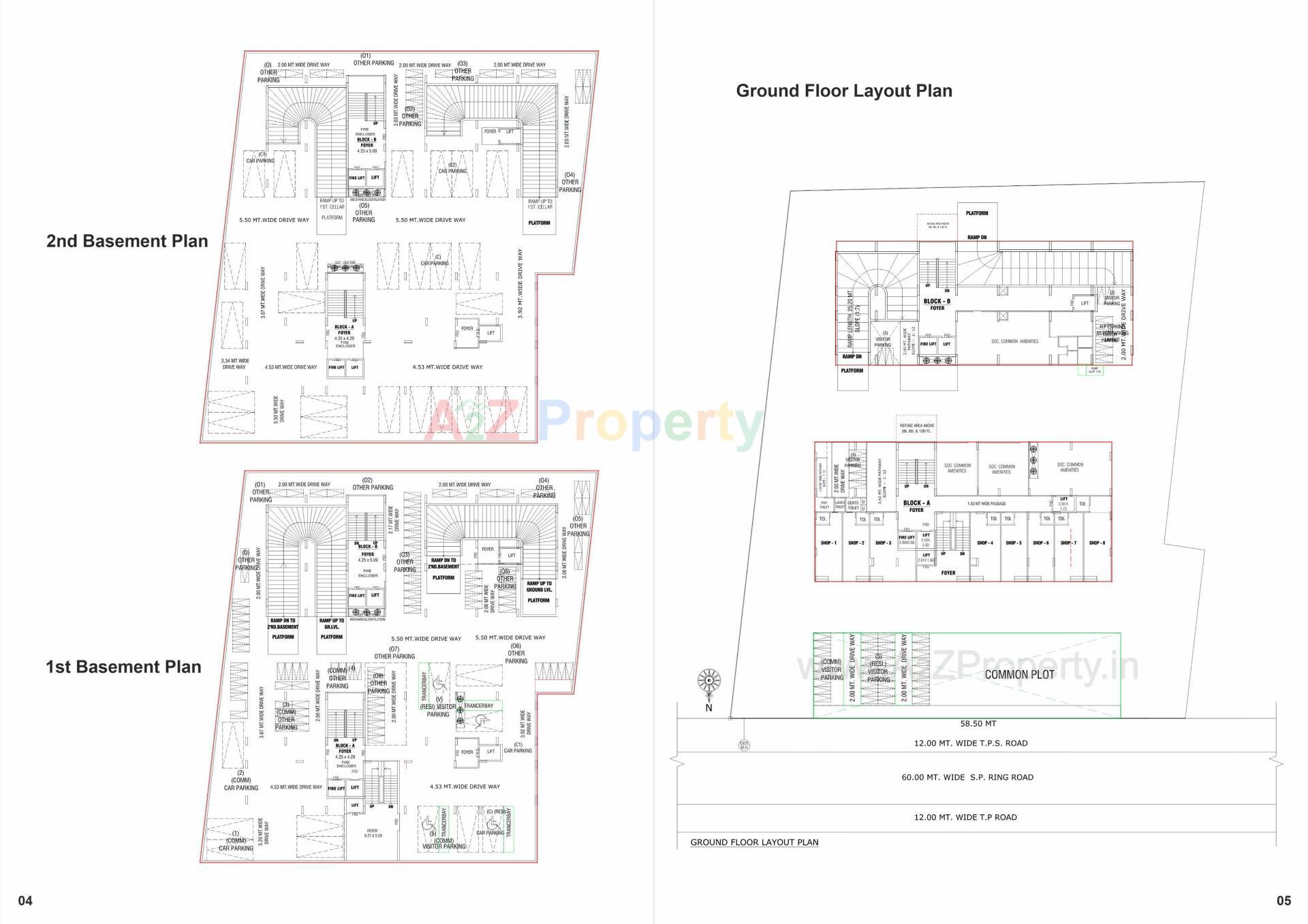 Layout of real estate project Laxmi Rise located at Bakrol, Ahmedabad, Gujarat
