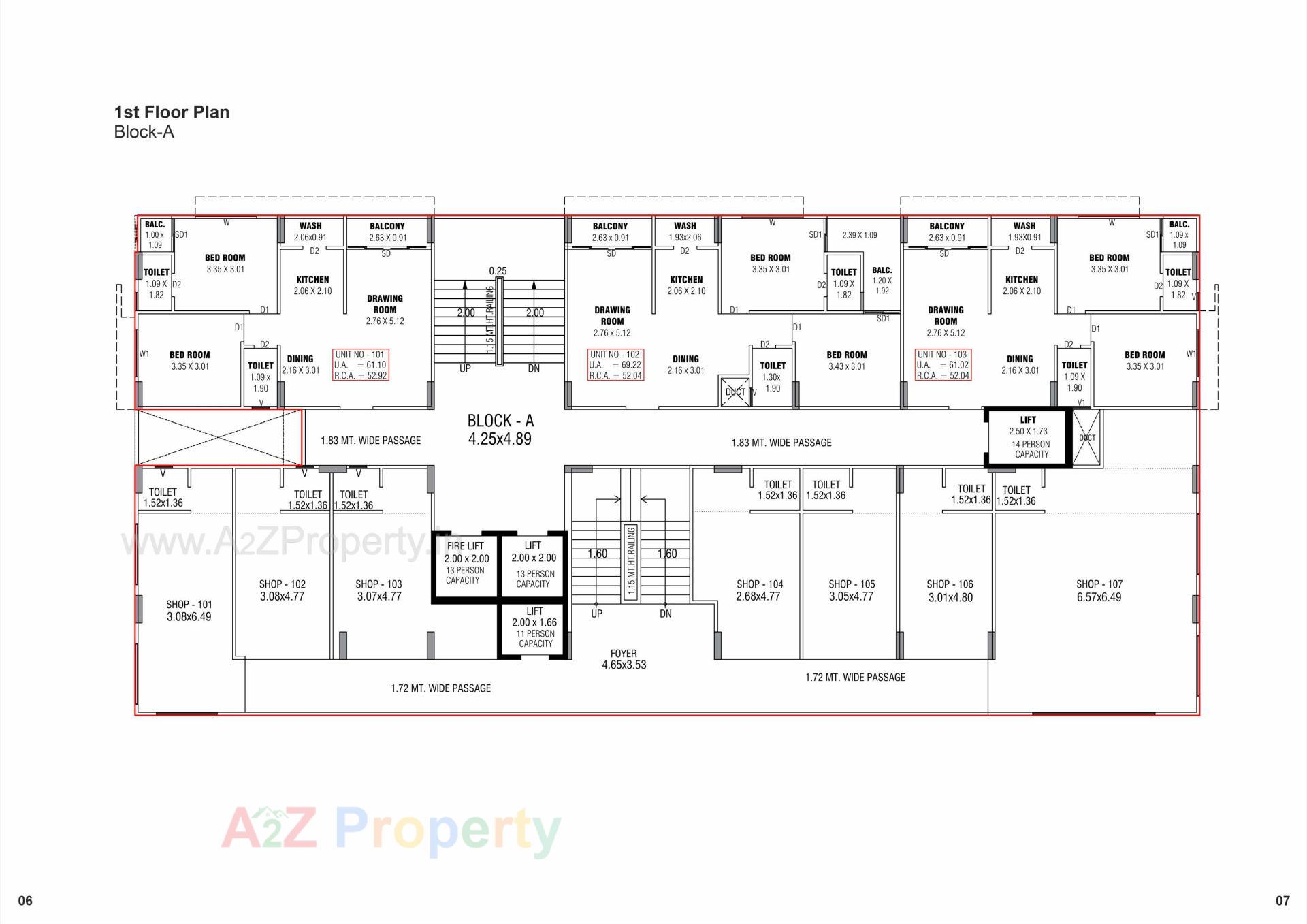 Layout of real estate project Laxmi Rise located at Bakrol, Ahmedabad, Gujarat