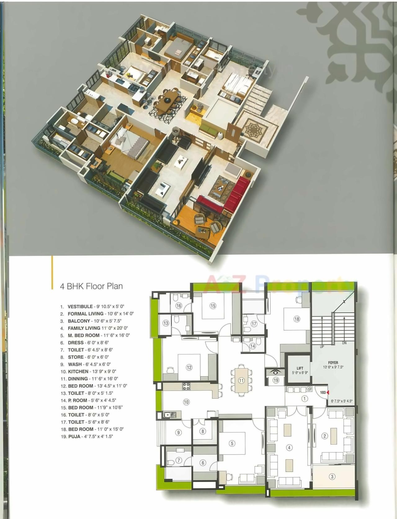 Layout of real estate project Laxmi Villa located at Kocharab-paldi, Ahmedabad, Gujarat