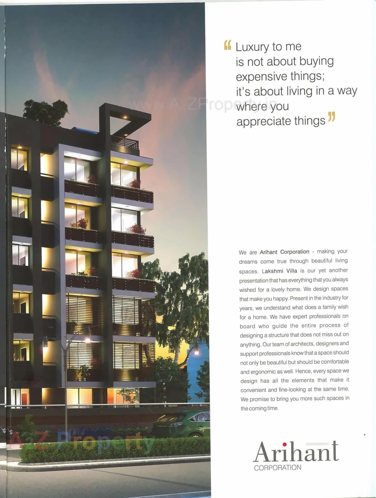 3D Elevation of real estate project Laxmi Villa located at Kocharab-paldi, Ahmedabad, Gujarat