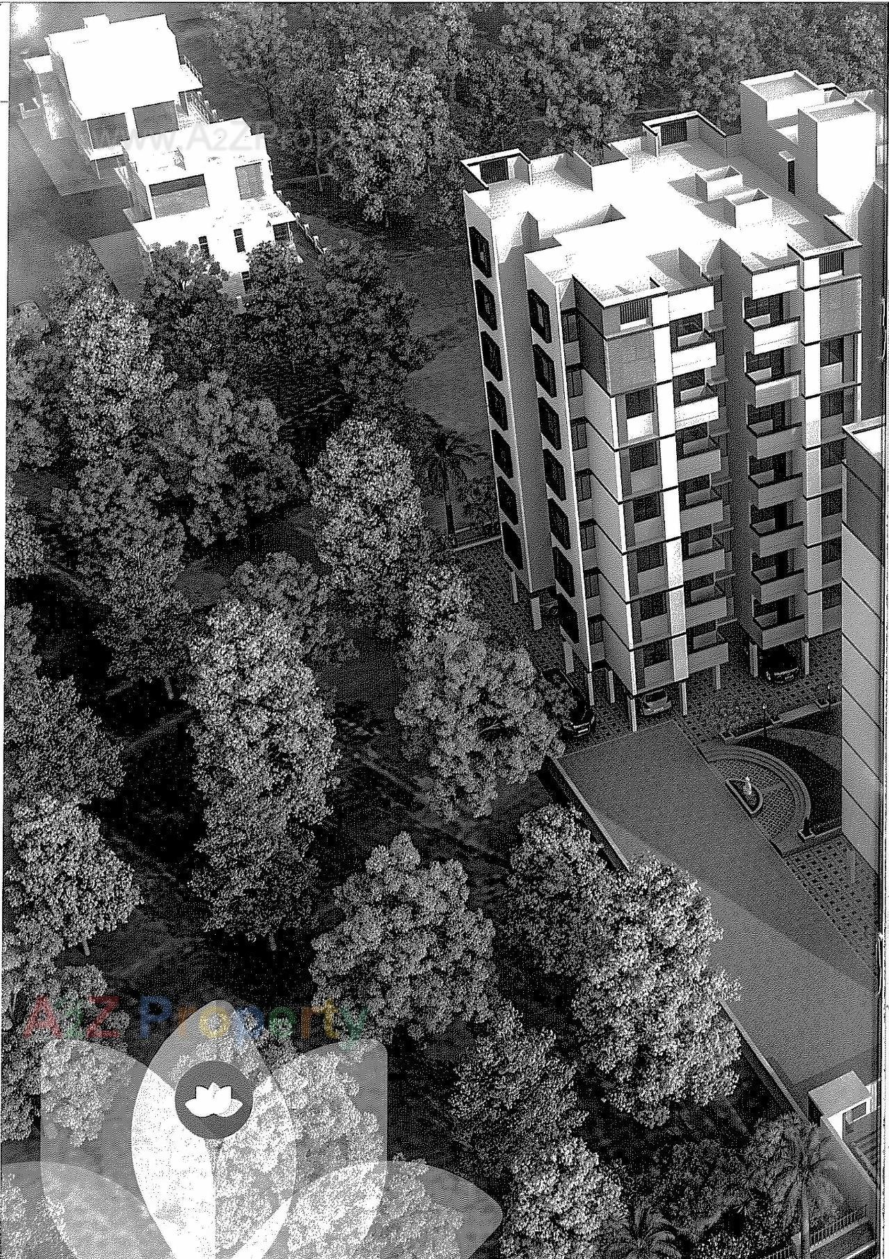 3D Elevation of real estate project Laxmikunj Residency located at Sanand, Ahmedabad, Gujarat