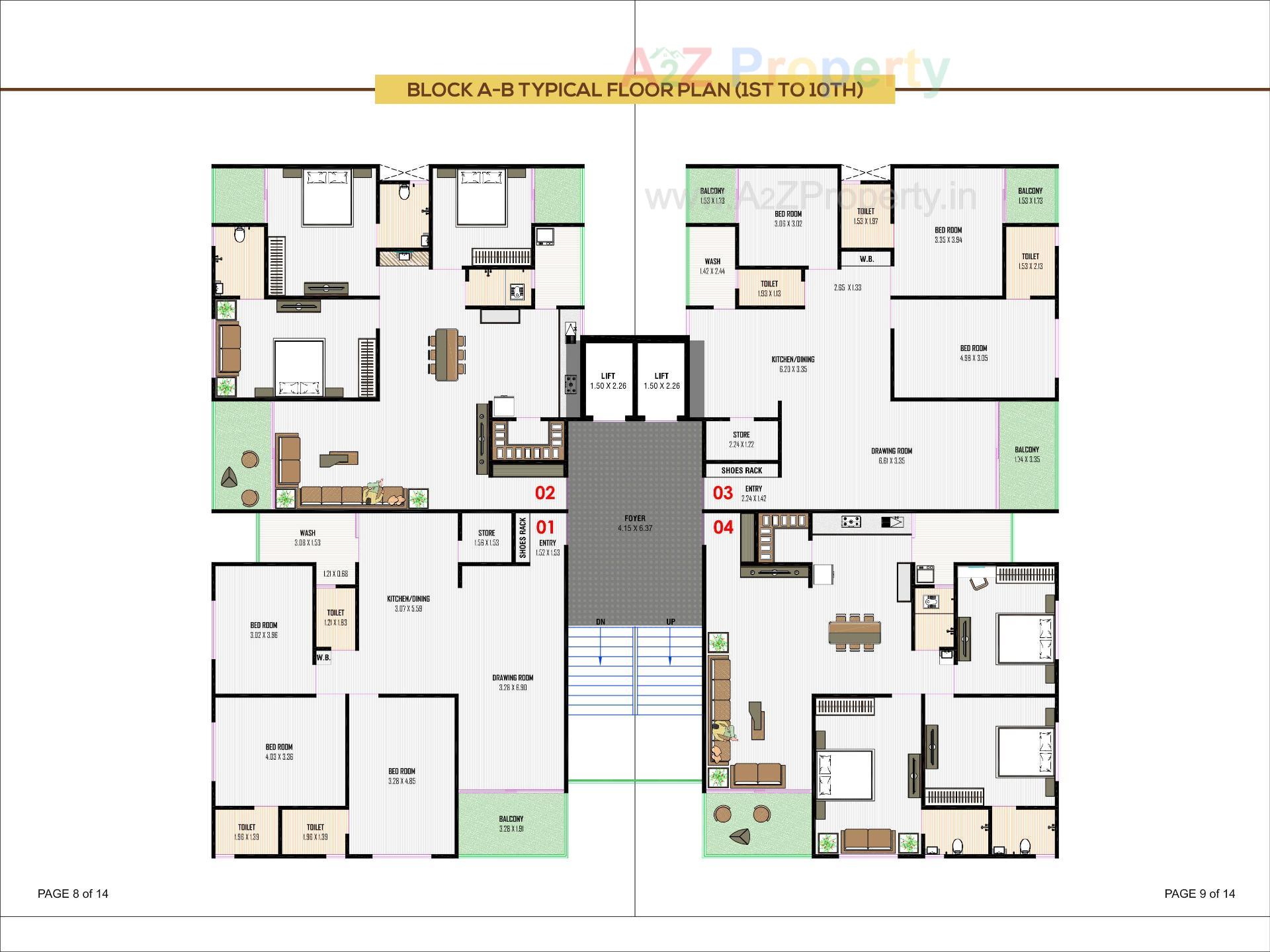 Layout of real estate project Leela Exotica located at Ahmedabad, Ahmedabad, Gujarat