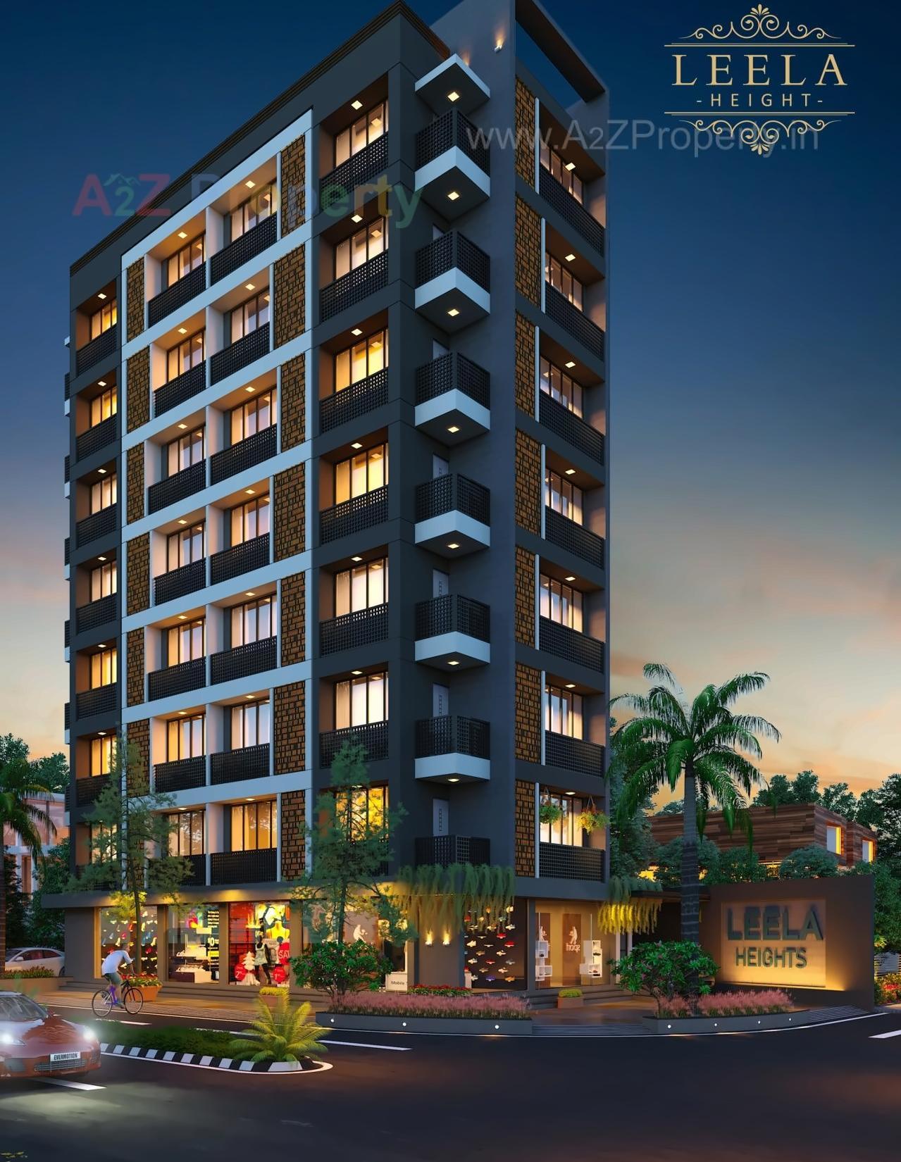 3D Elevation of real estate project Leela Height located at Nikol, Ahmedabad, Gujarat