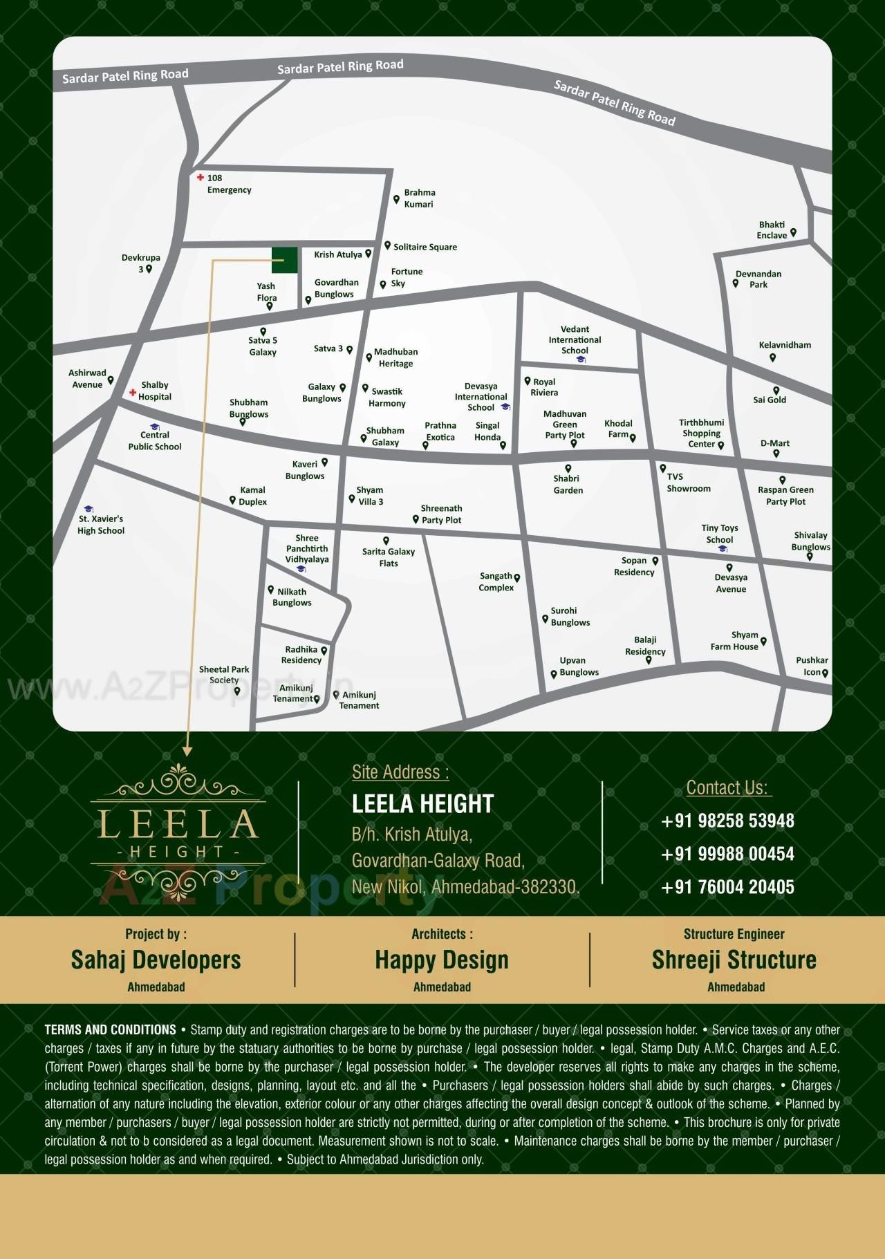  of real estate project Leela Height located at Nikol, Ahmedabad, Gujarat