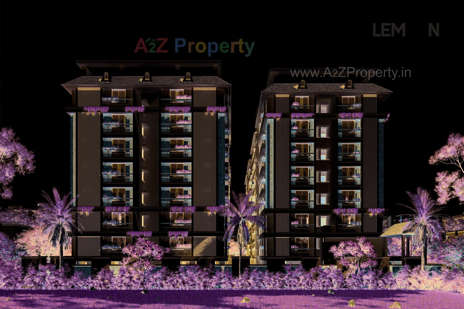 3D Elevation of real estate project Lemon Tree located at Nikol, Ahmedabad, Gujarat