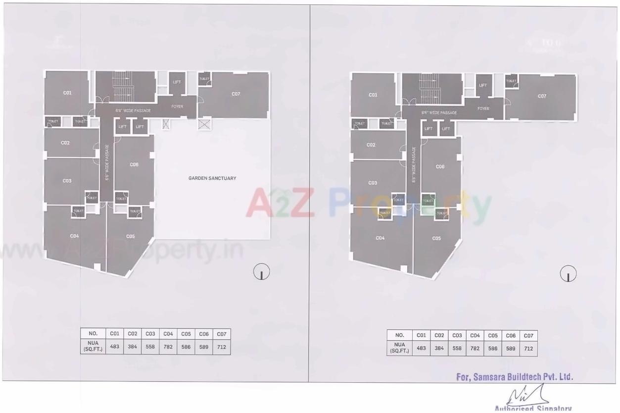 Layout of real estate project Link located at Gota, Ahmedabad, Gujarat