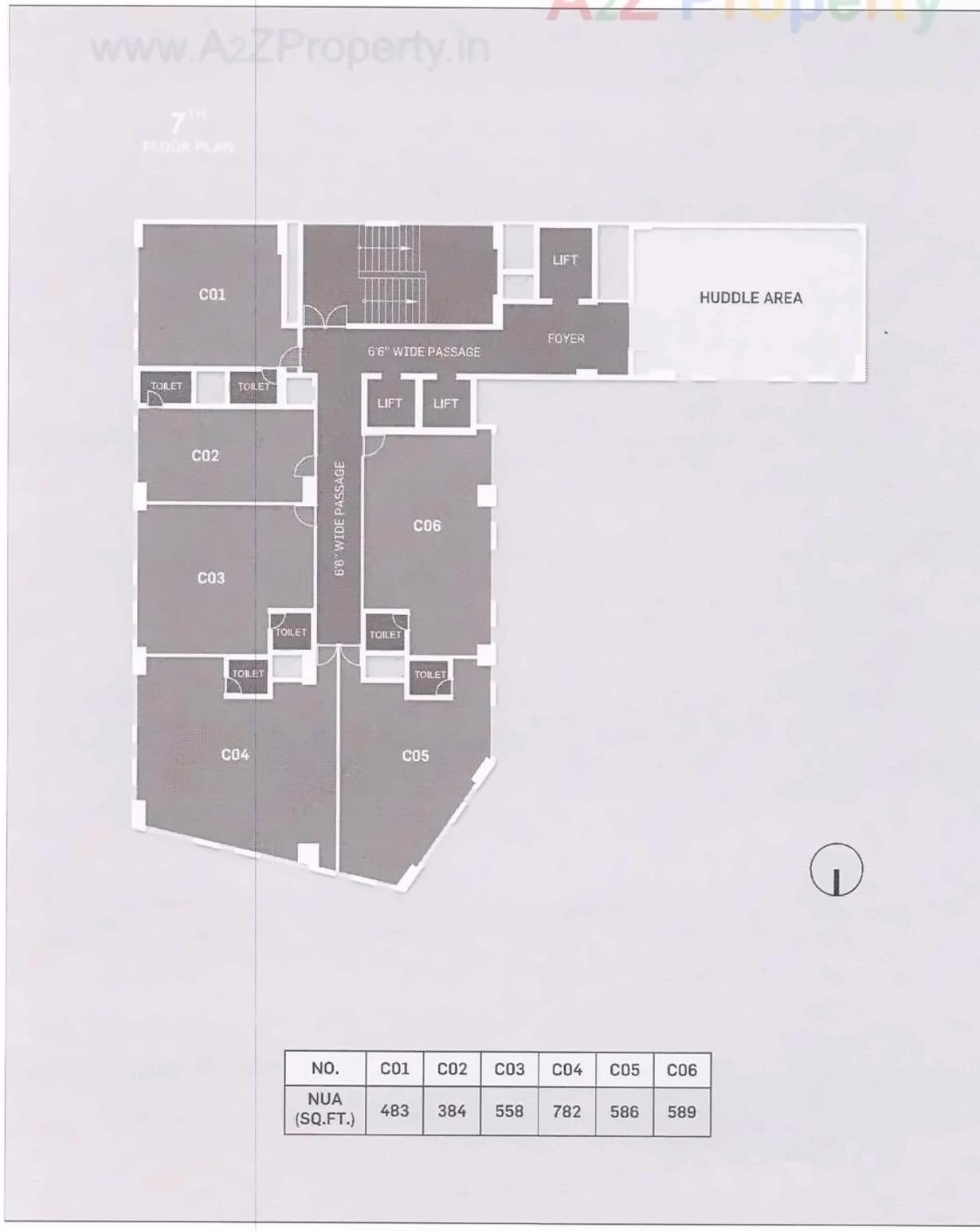 Layout of real estate project Link located at Gota, Ahmedabad, Gujarat