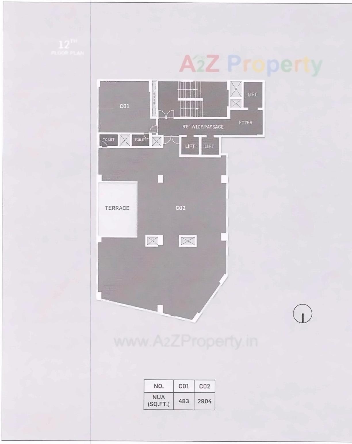 Layout of real estate project Link located at Gota, Ahmedabad, Gujarat