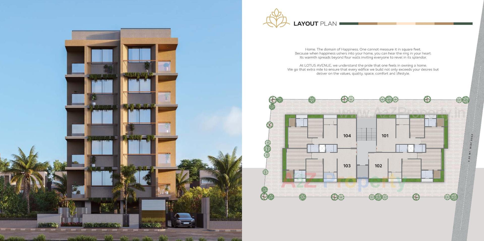  of real estate project Lotus Avenue located at Vejalpur, Ahmedabad, Gujarat